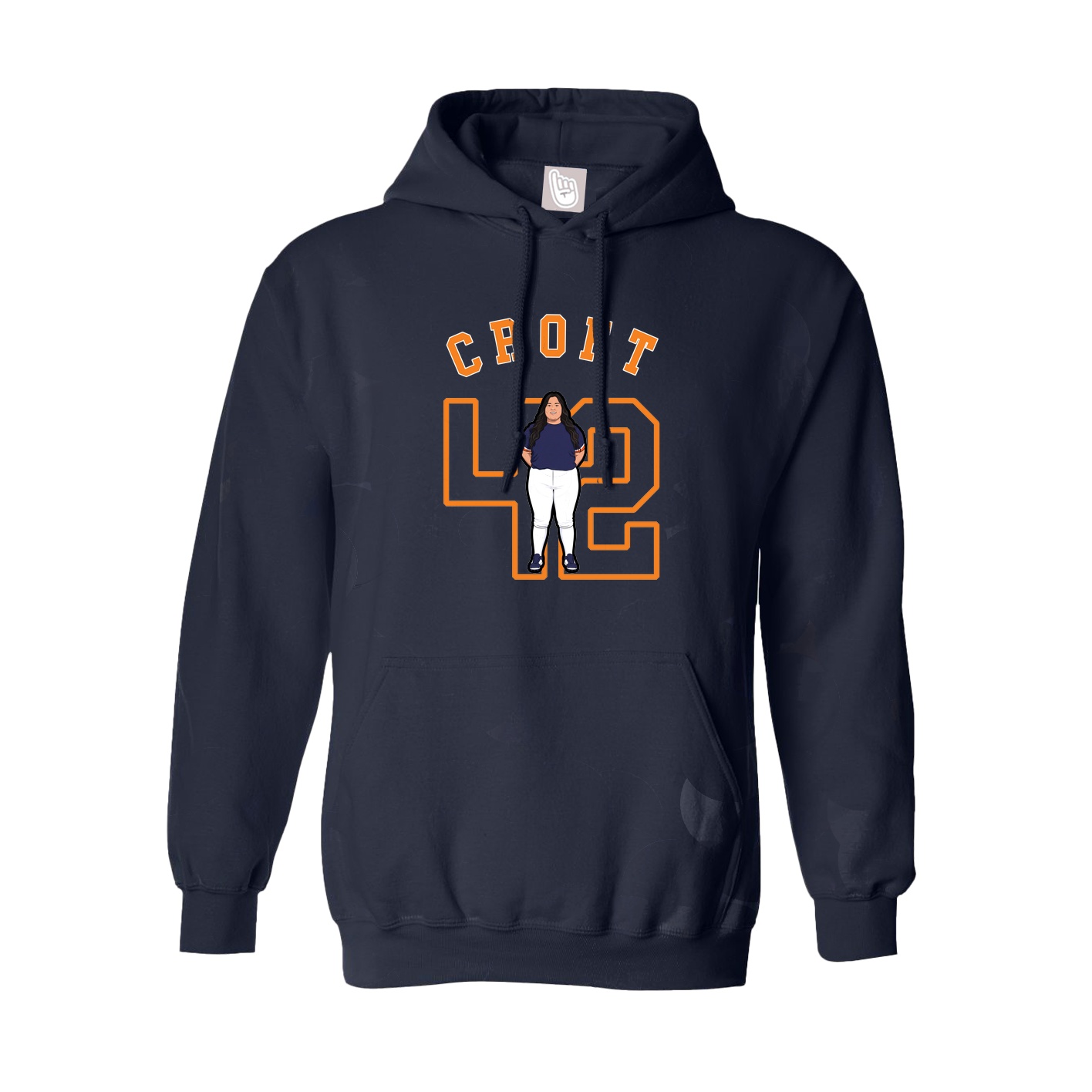 Youth Hoodie — Shirsey Arch in Navy