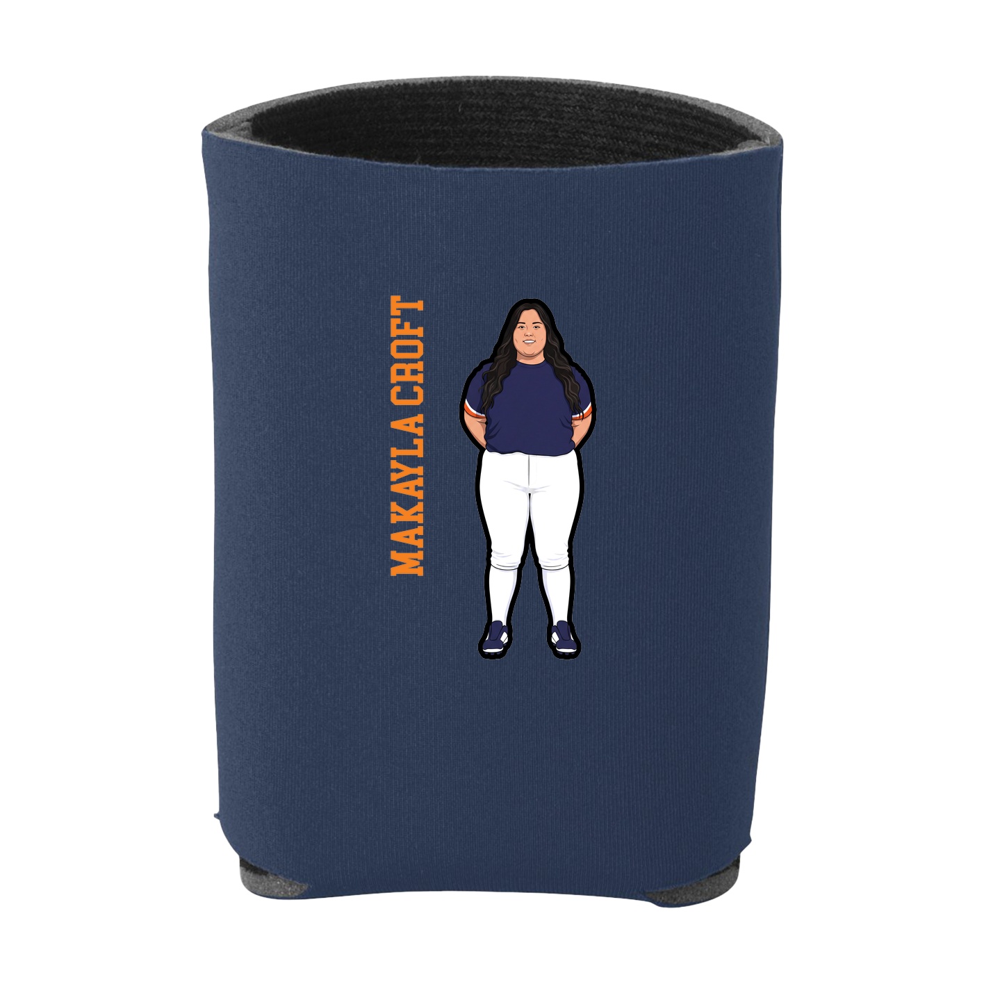 Can Holder — Name Vertical in Navy