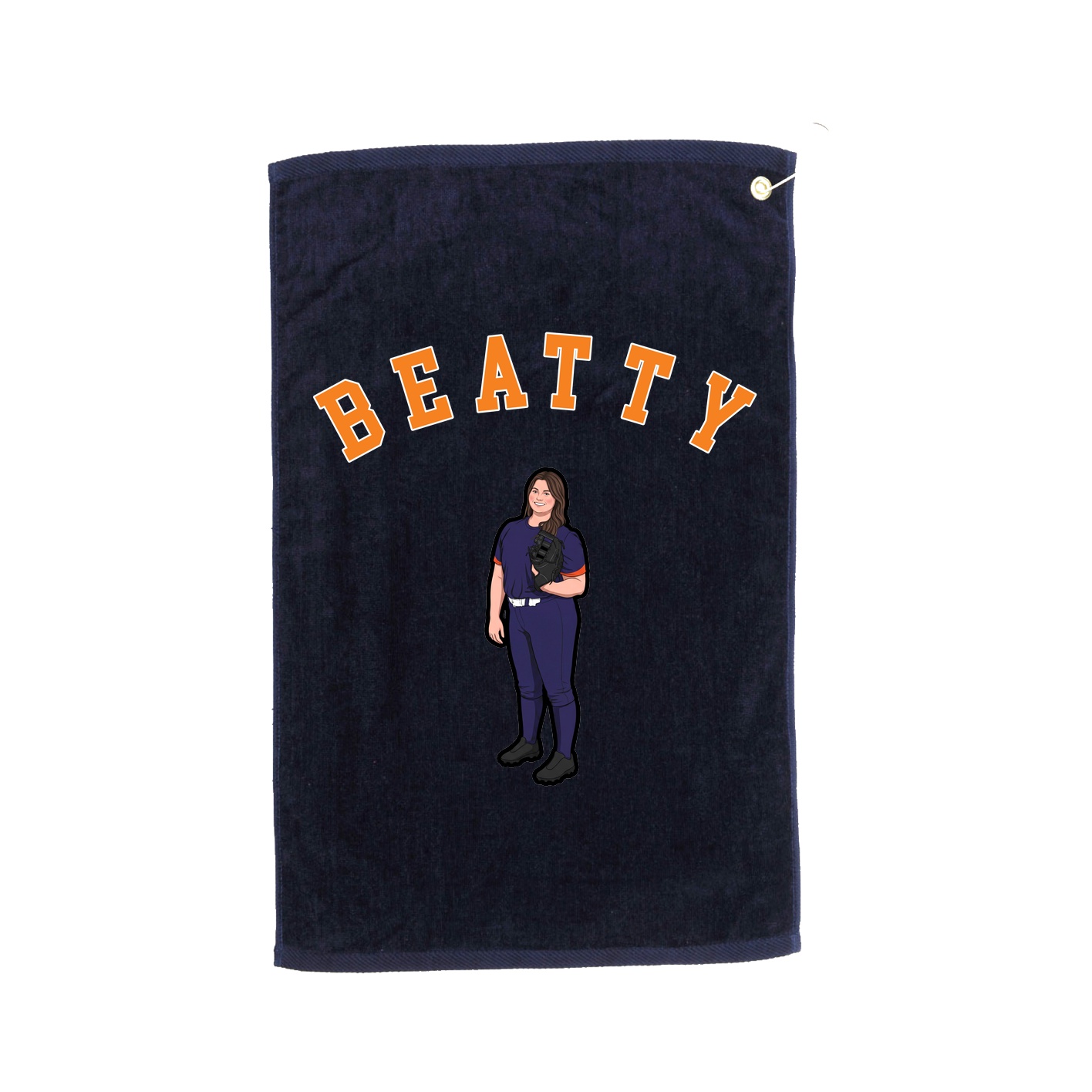 Golf Towel — Shirsey Arch in Navy