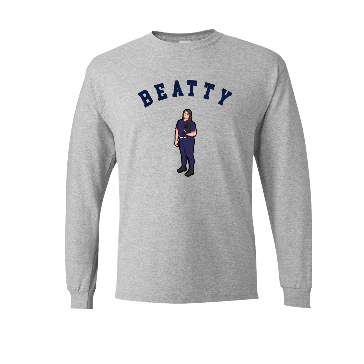 Long Sleeve Tee — Shirsey Arch in Grey