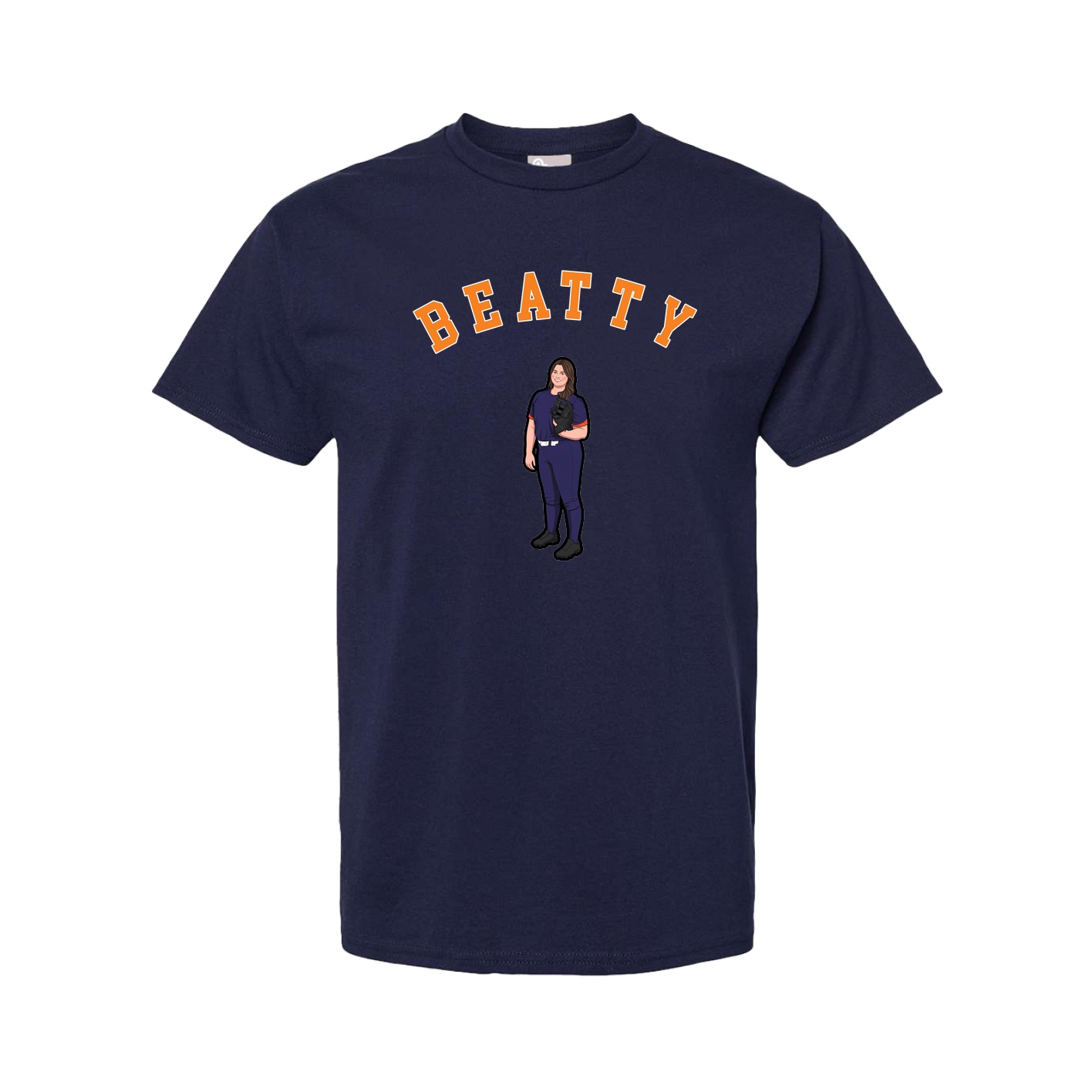 Youth Tee — Shirsey Arch in Navy