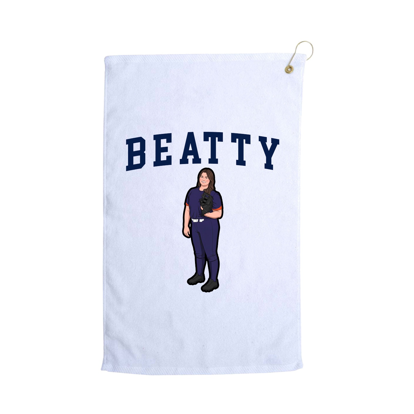 Golf Towel — Shirsey in White