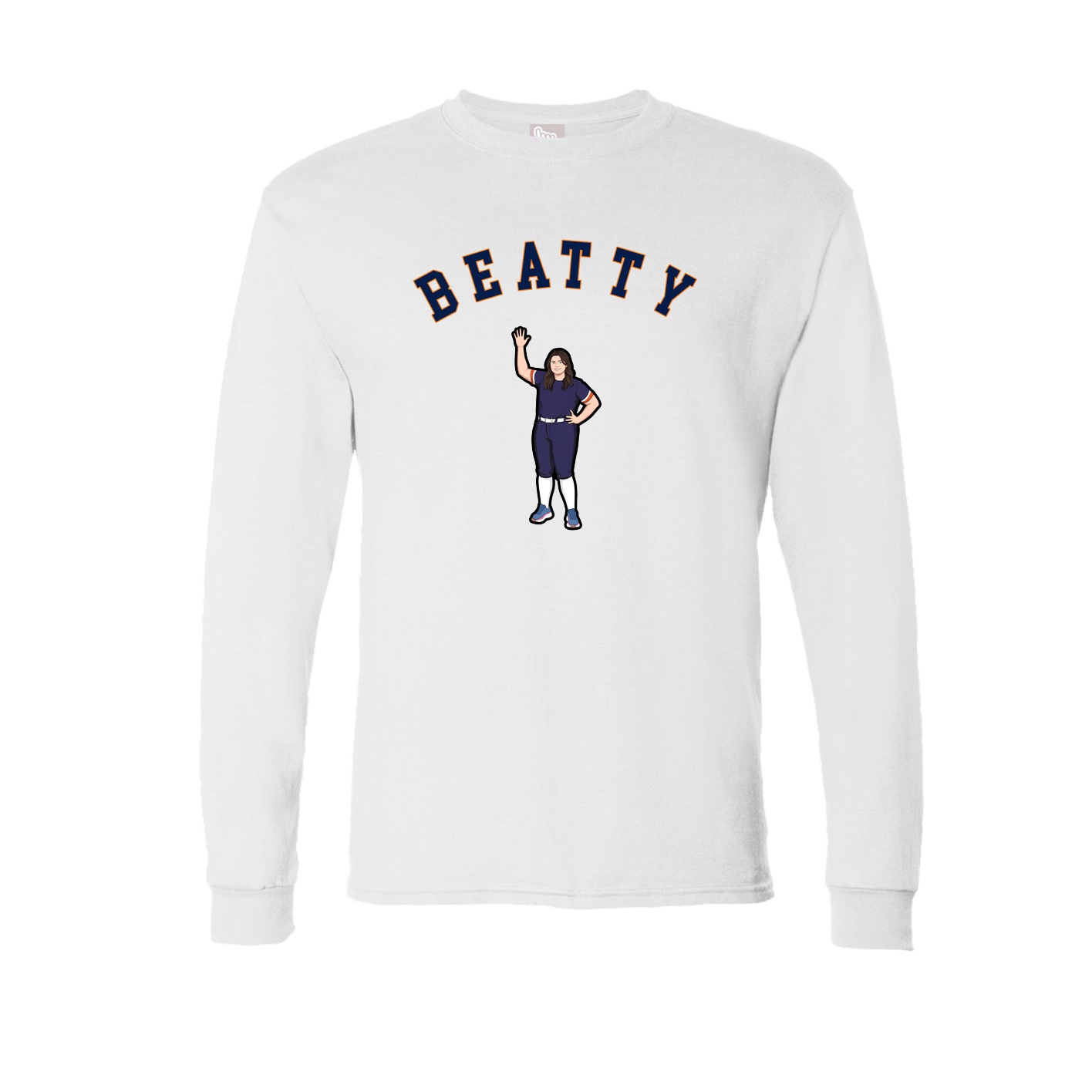 Long Sleeve Tee — Shirsey Arch in White