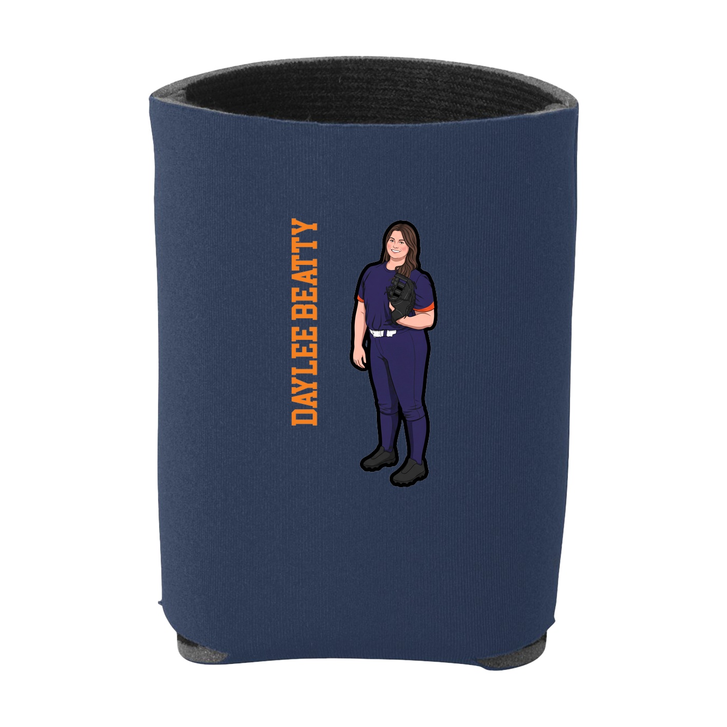 Can Holder — Name Vertical in Navy