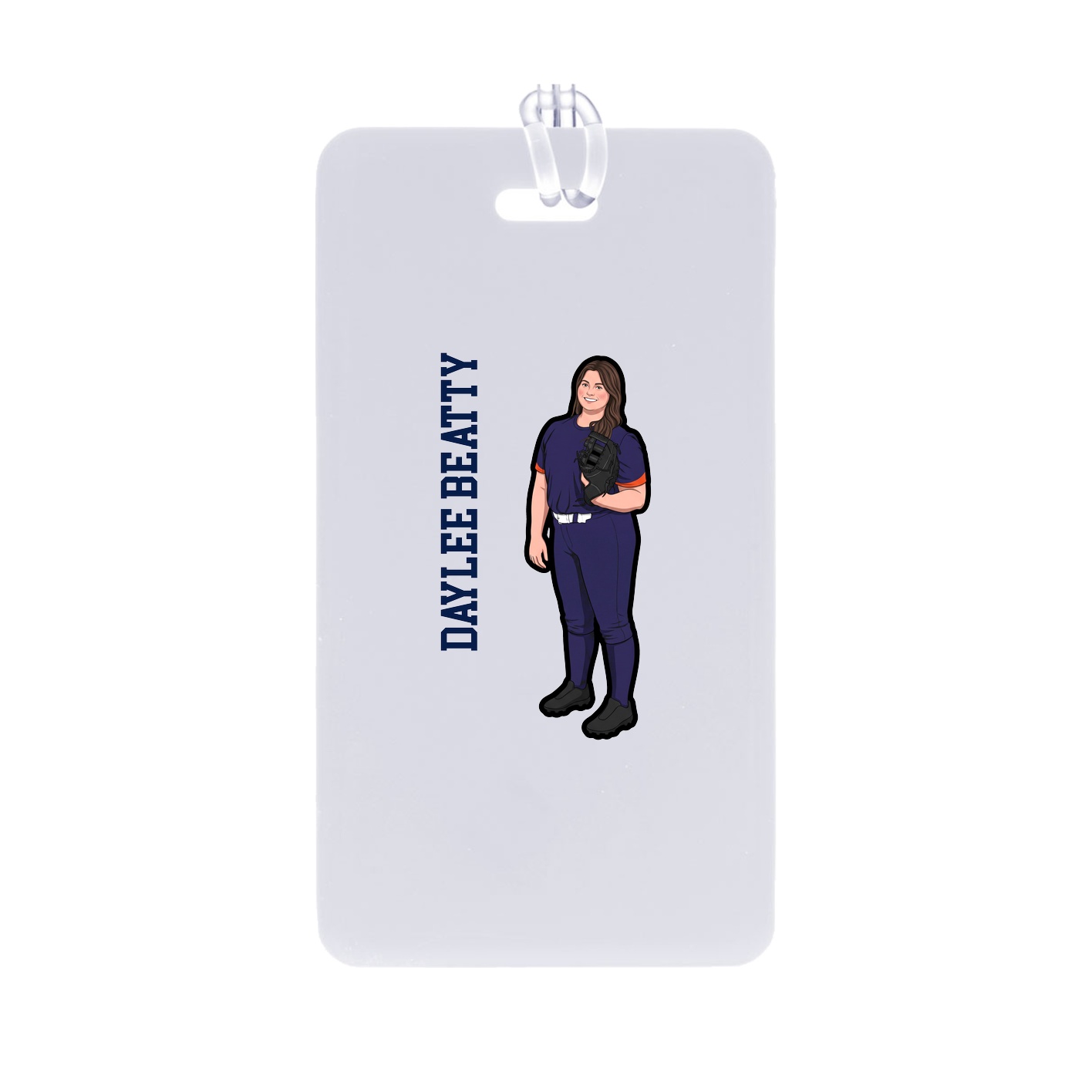 Bag Tag — Name Vertical in Classic
