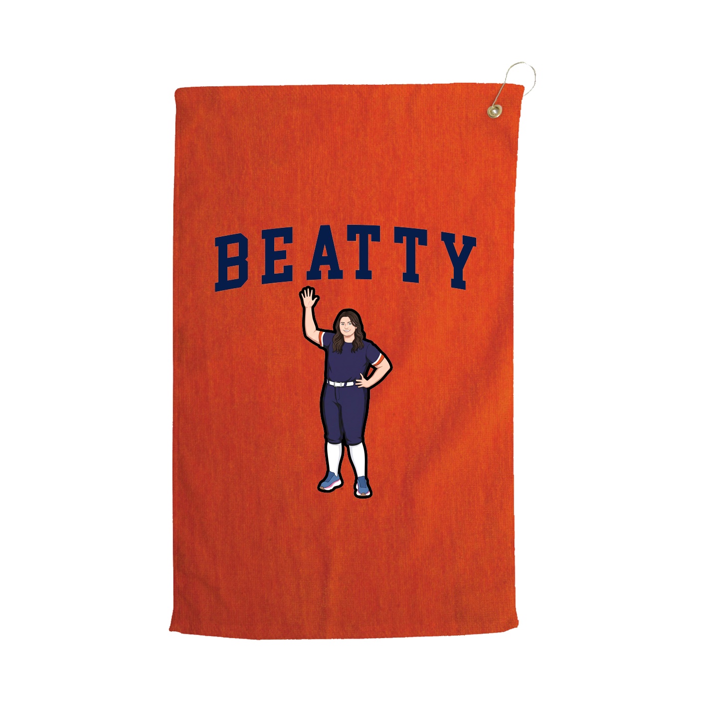 Golf Towel — Shirsey in Orange