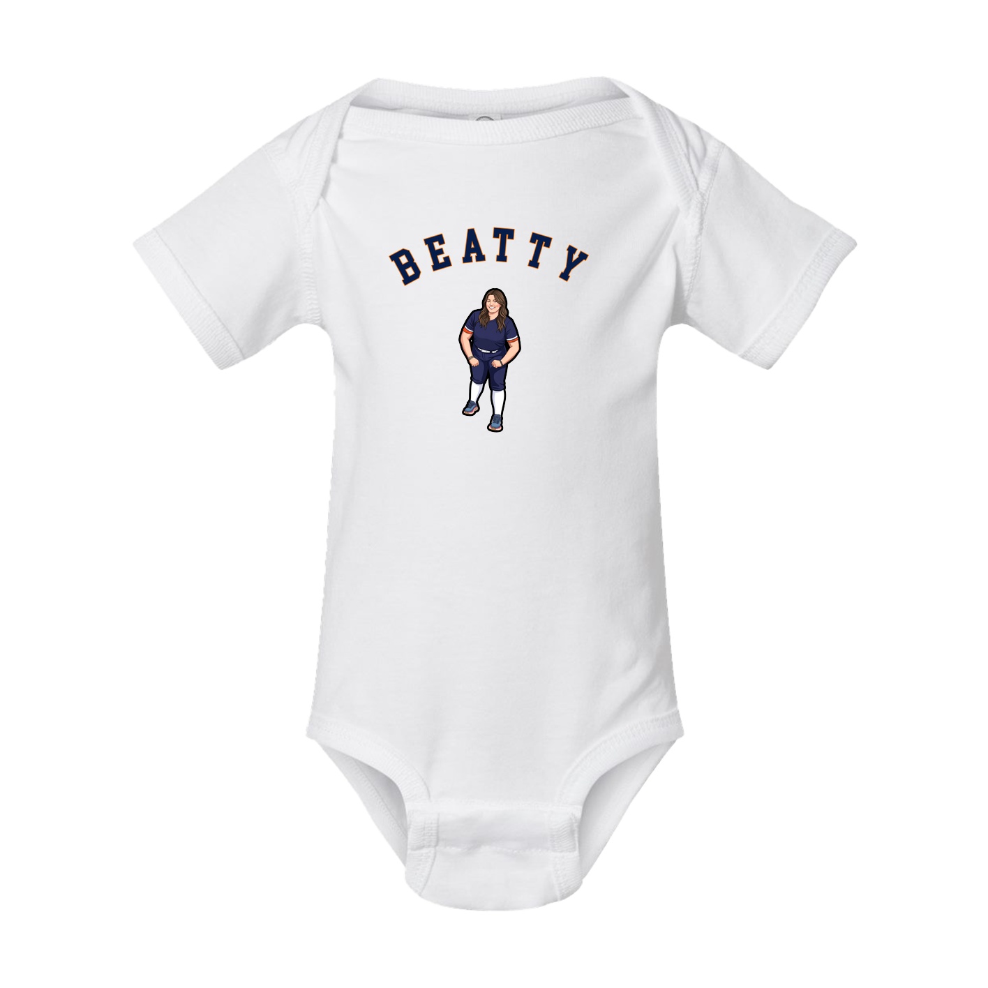 Baby Onesie — Shirsey Arch in White
