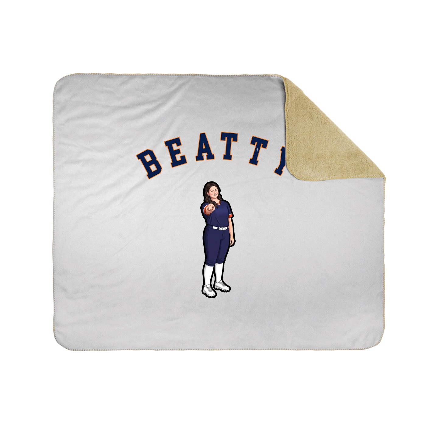 Throw Blanket — Shirsey Arch in White