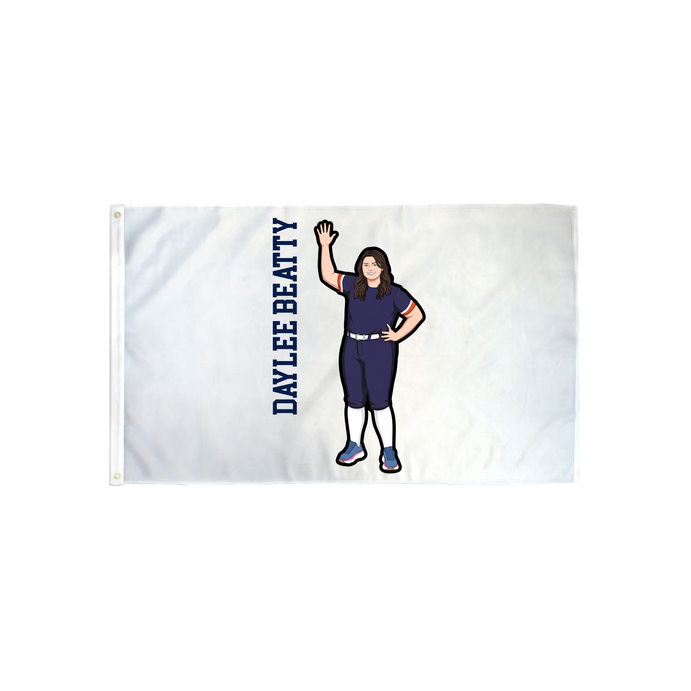 3x5 Flag — Name Vertical in Classic