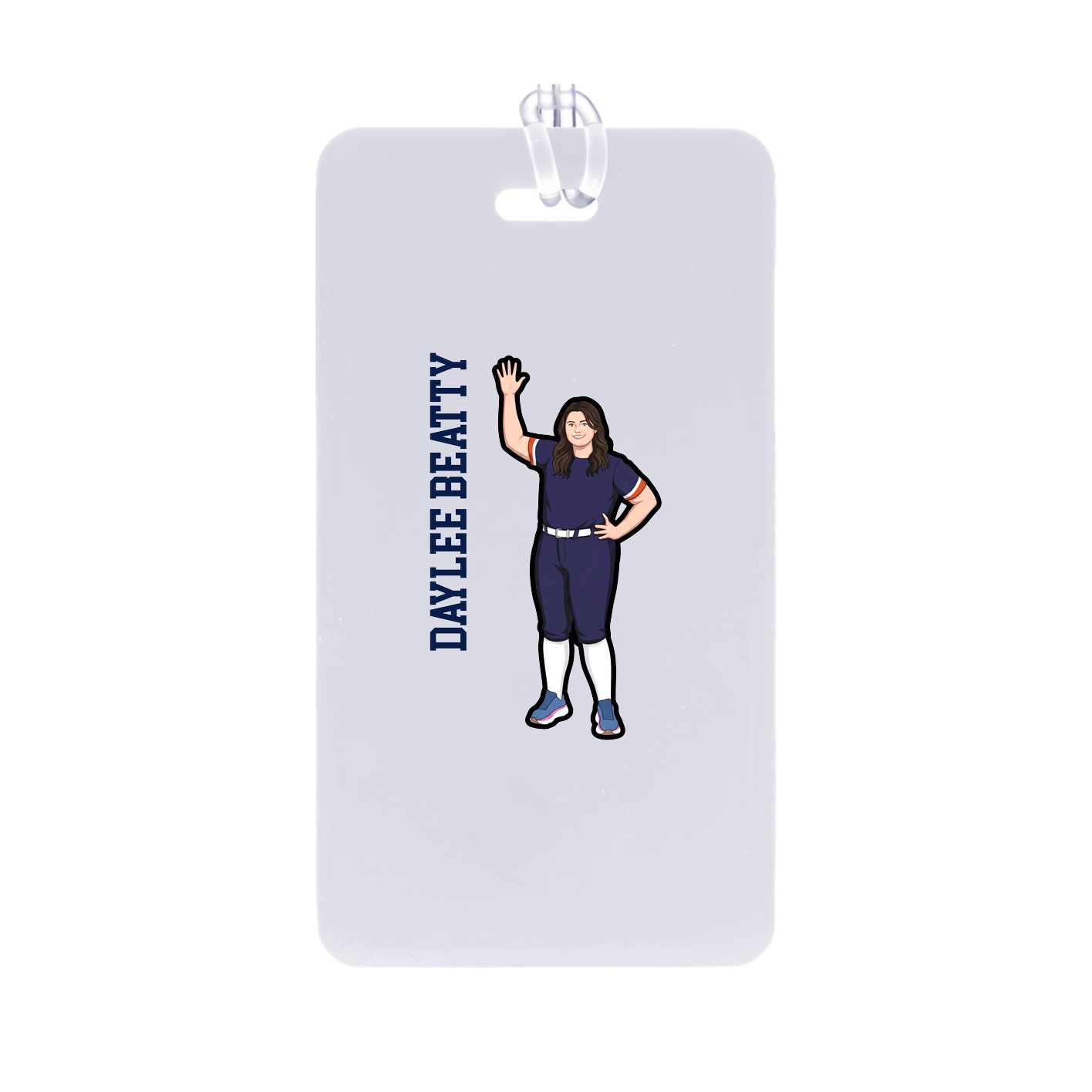 Bag Tag — Name Vertical in Classic