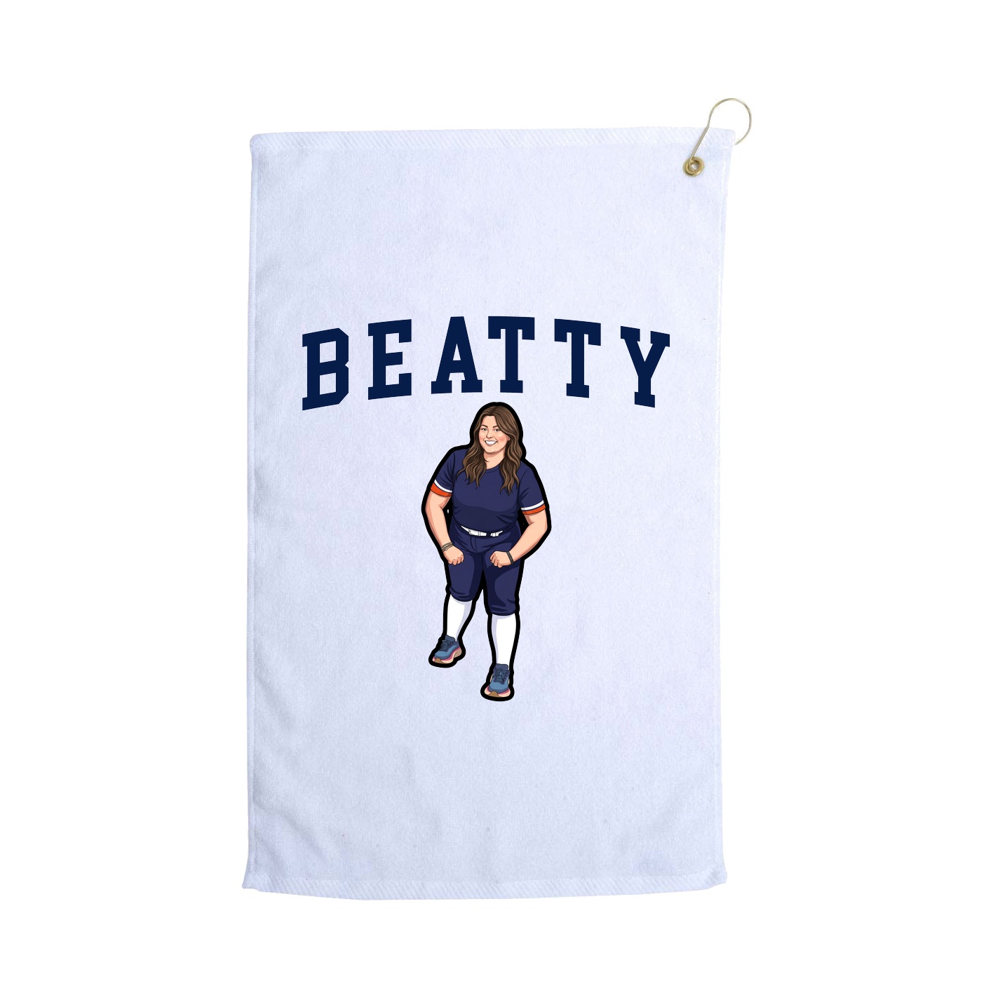 Golf Towel — Shirsey in White