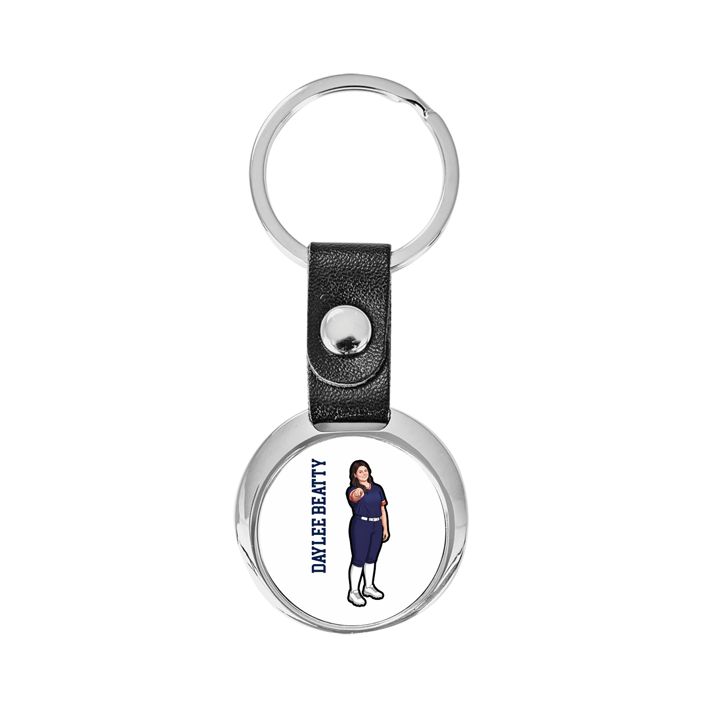Key Chain — Name Vertical in Classic