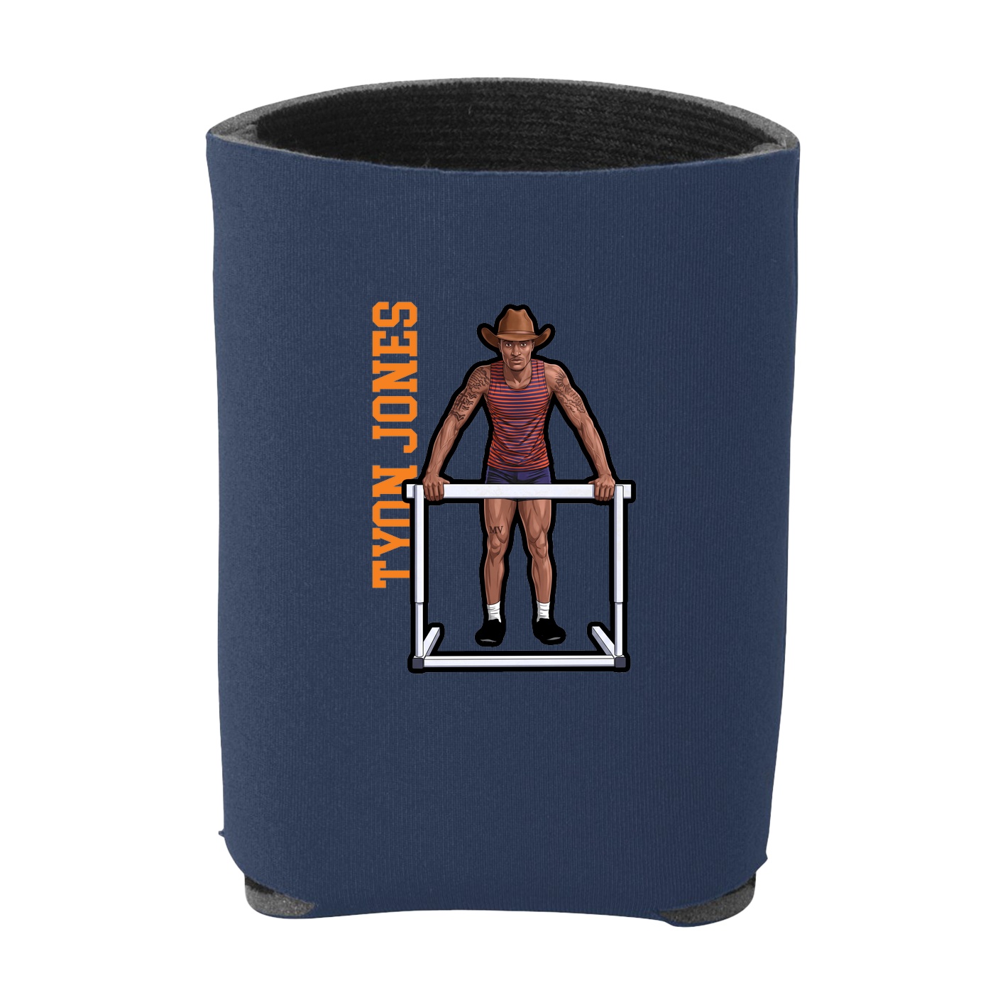 Can Holder — Name Vertical in Navy