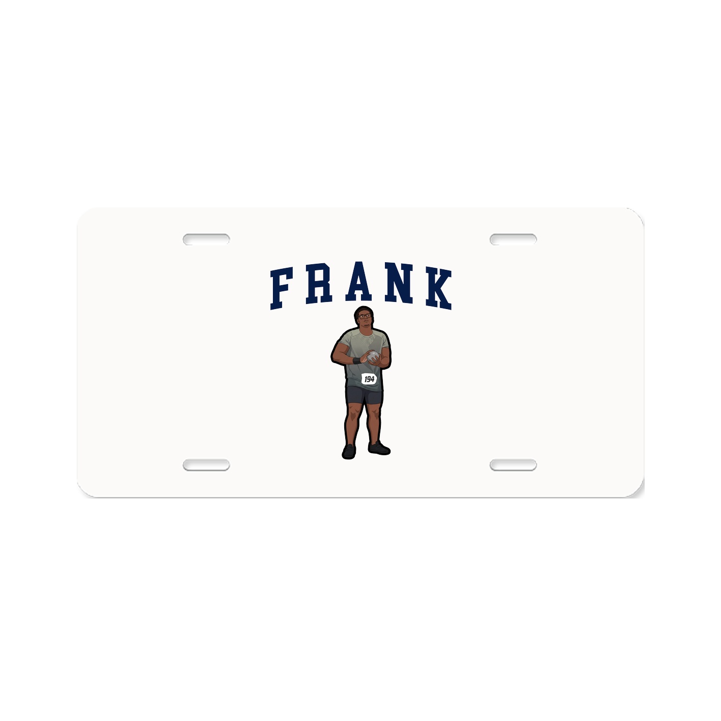 License Plate — Shirsey in Classic