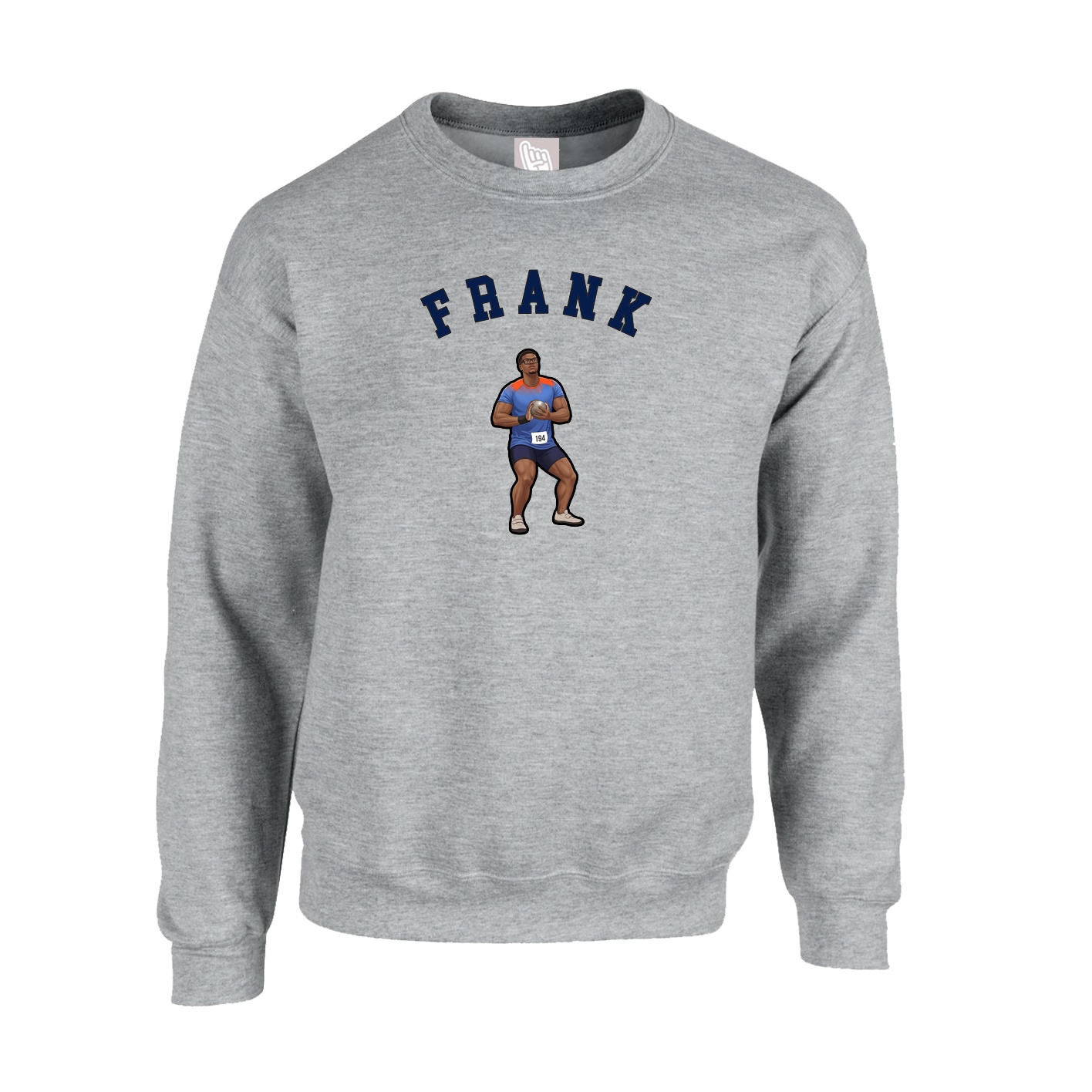 Fleece Crew — Shirsey Arch in Grey