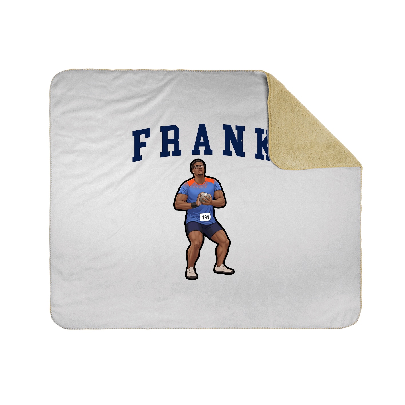 Throw Blanket — Shirsey in White