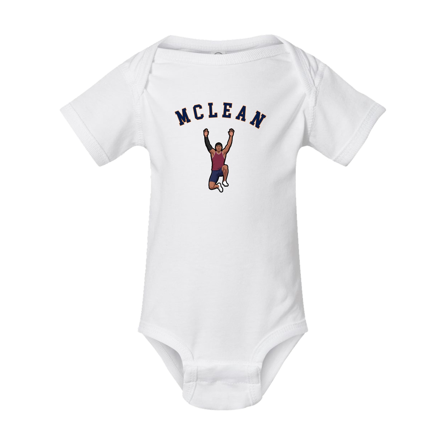 Baby Onesie — Shirsey Arch in White