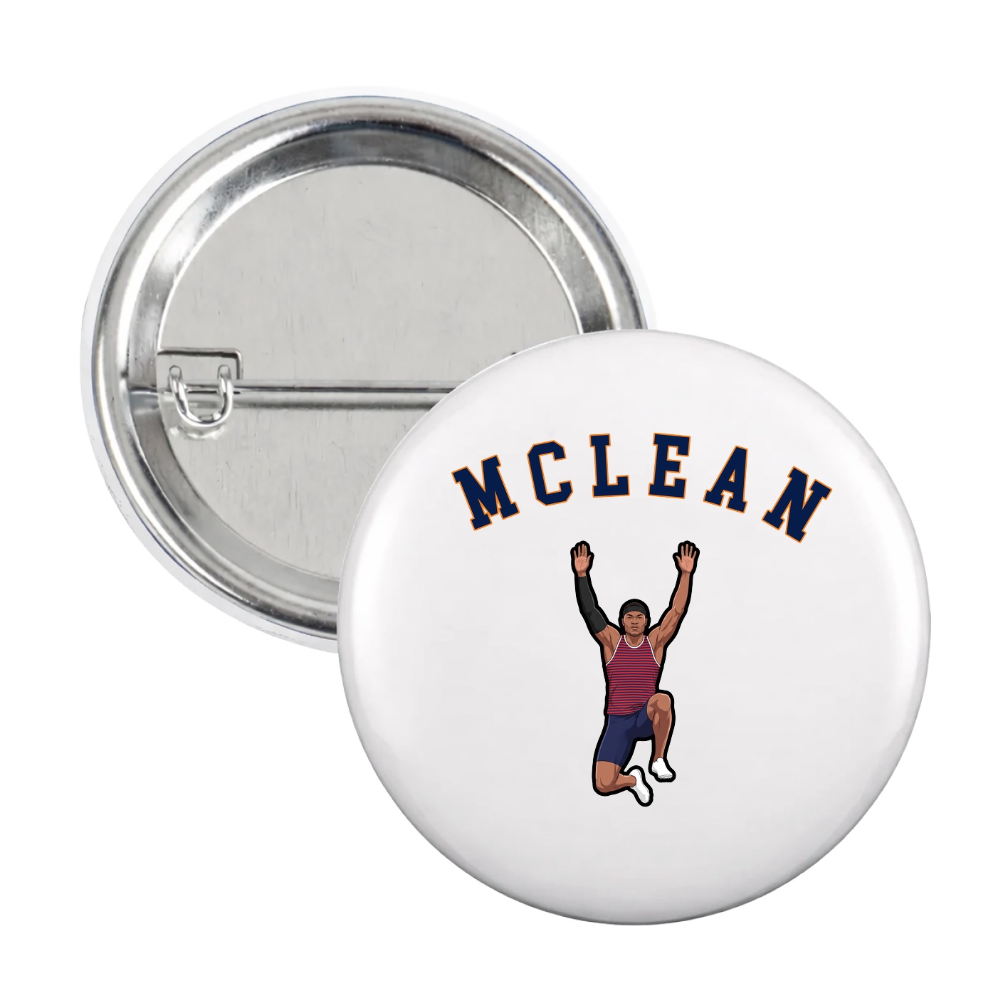 Game Day Button — Shirsey Arch in White