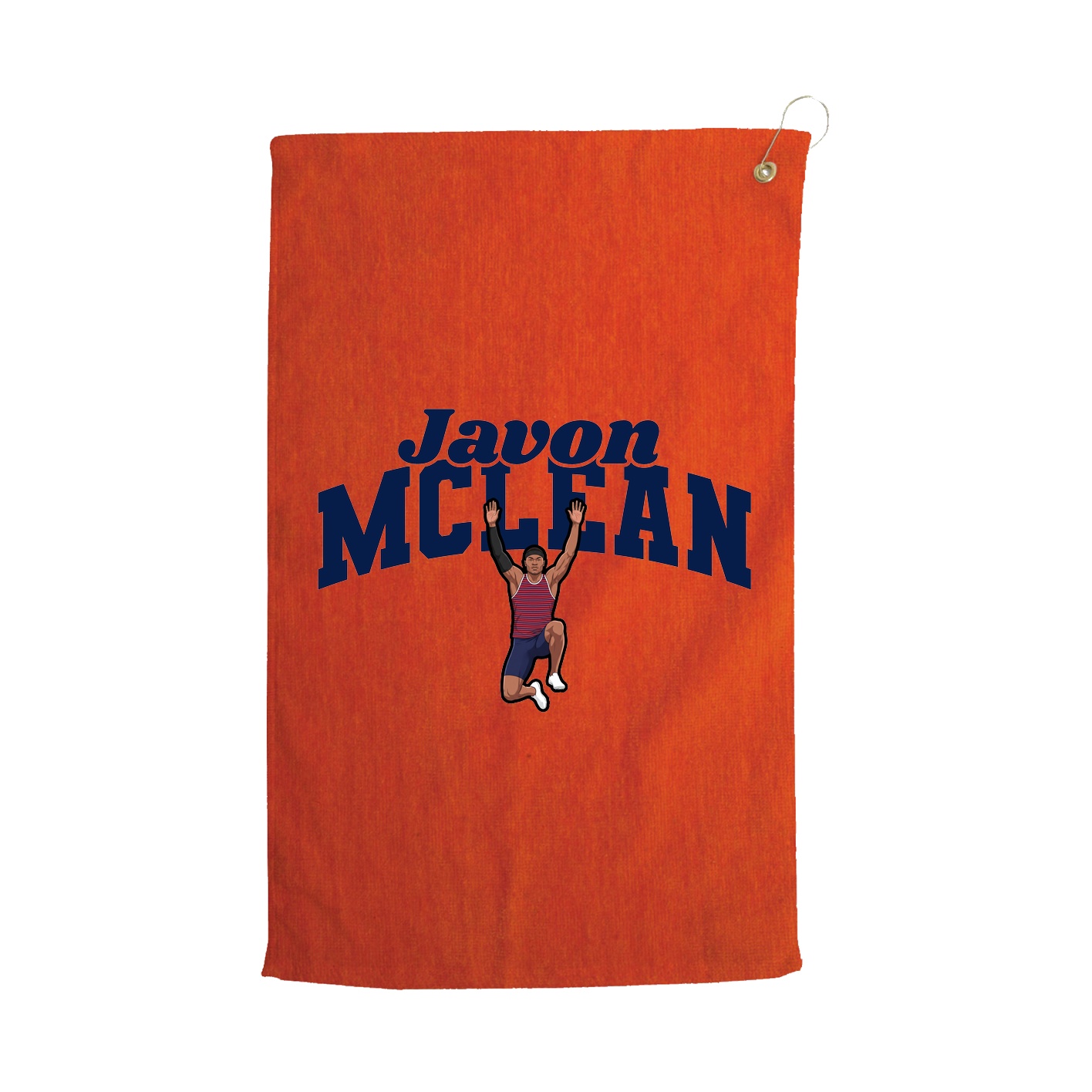 Golf Towel — Signature Arch in Orange