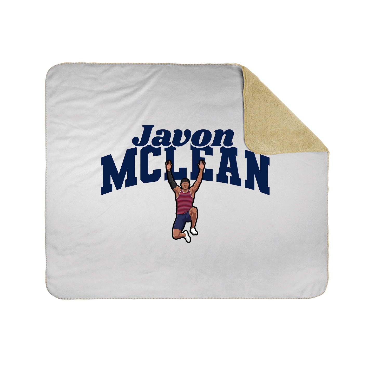 Throw Blanket — Signature Arch in White