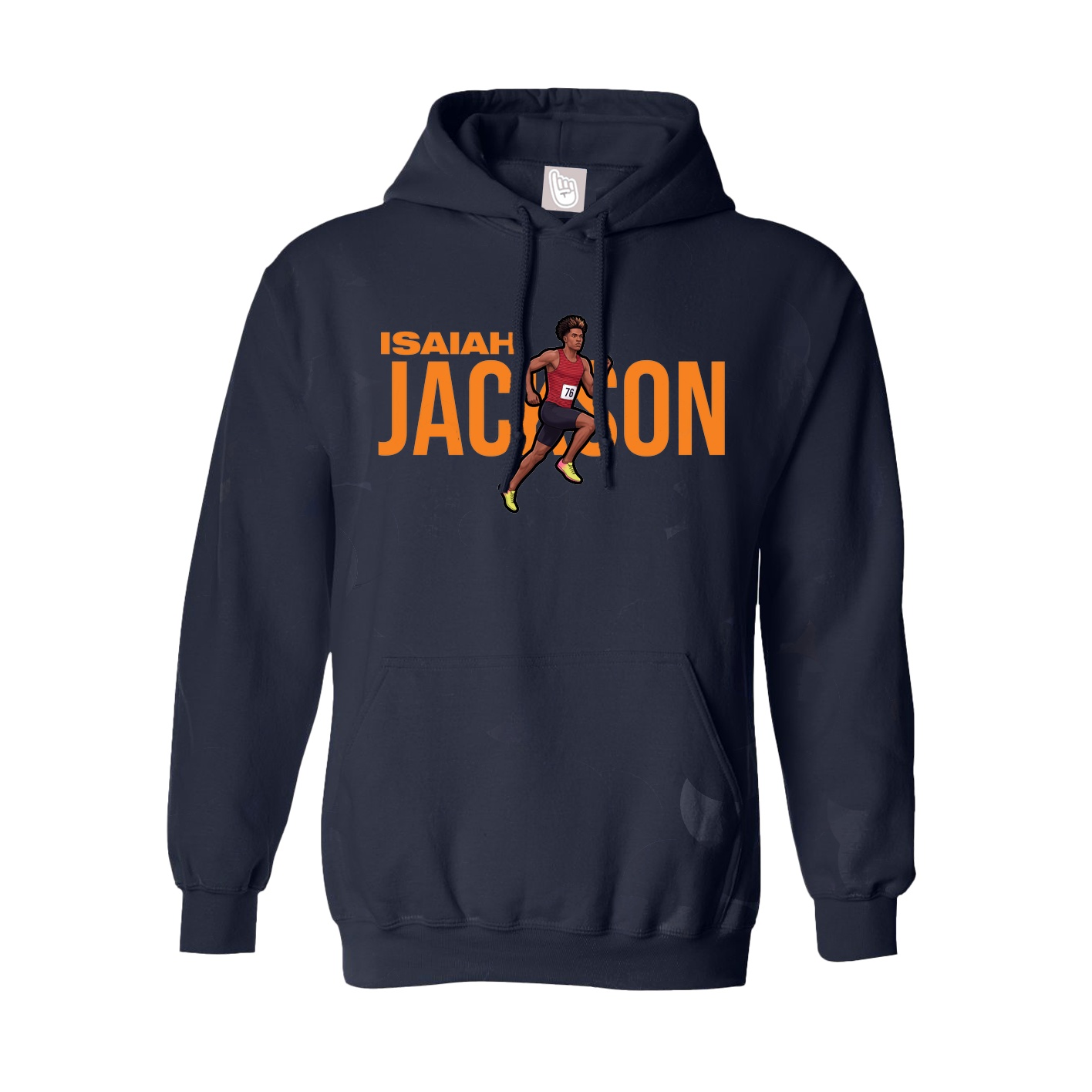 Hoodie — Player Name in Navy