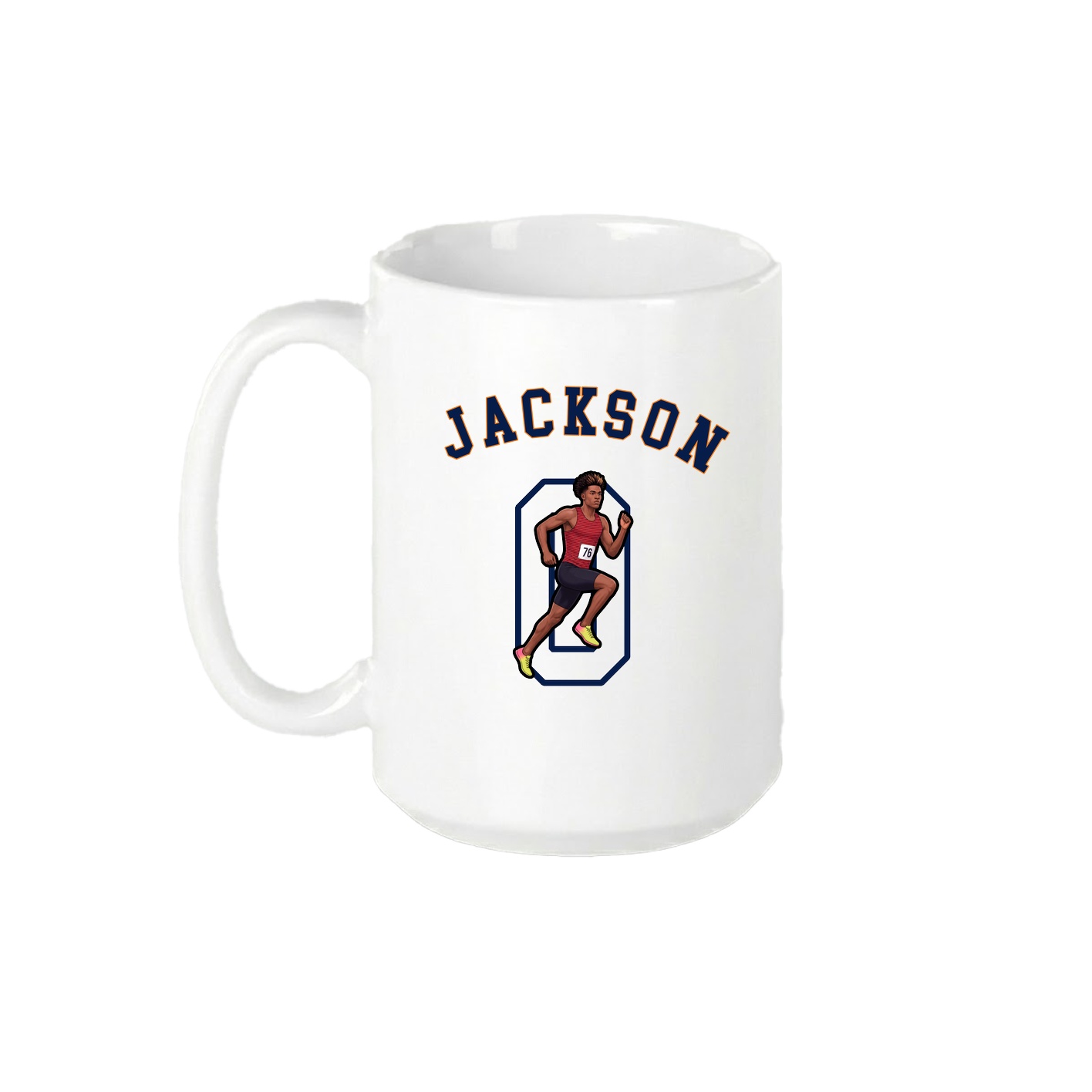 15oz Coffee Mug — Shirsey Arch in White