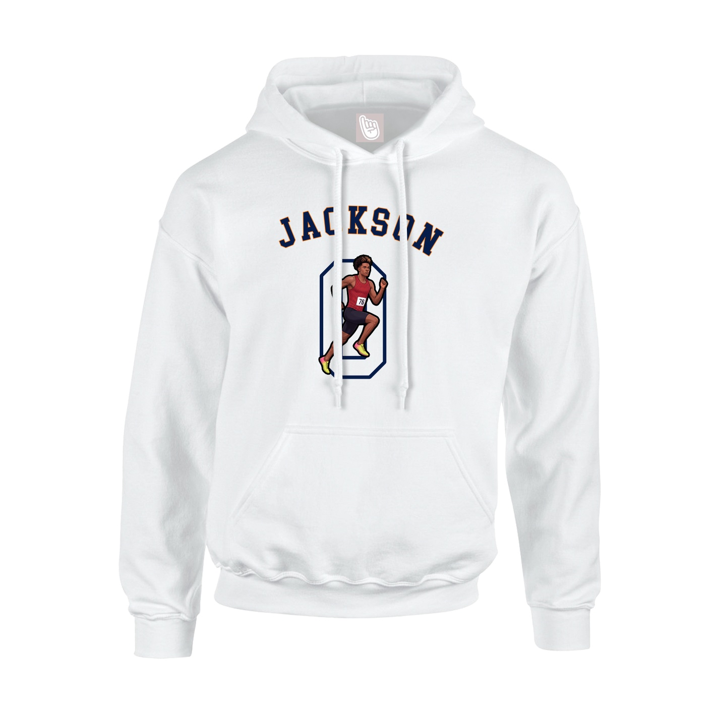 Youth Hoodie — Shirsey Arch in White