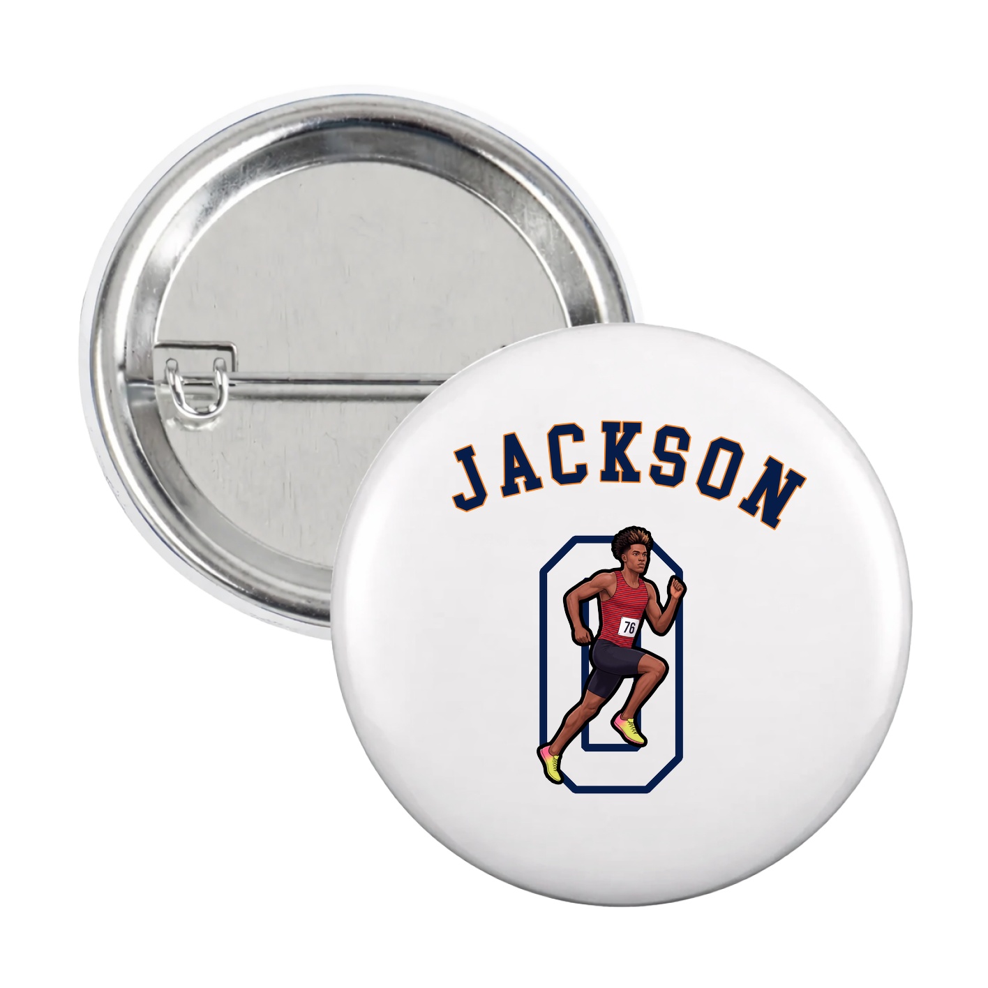 Game Day Button — Shirsey Arch in White