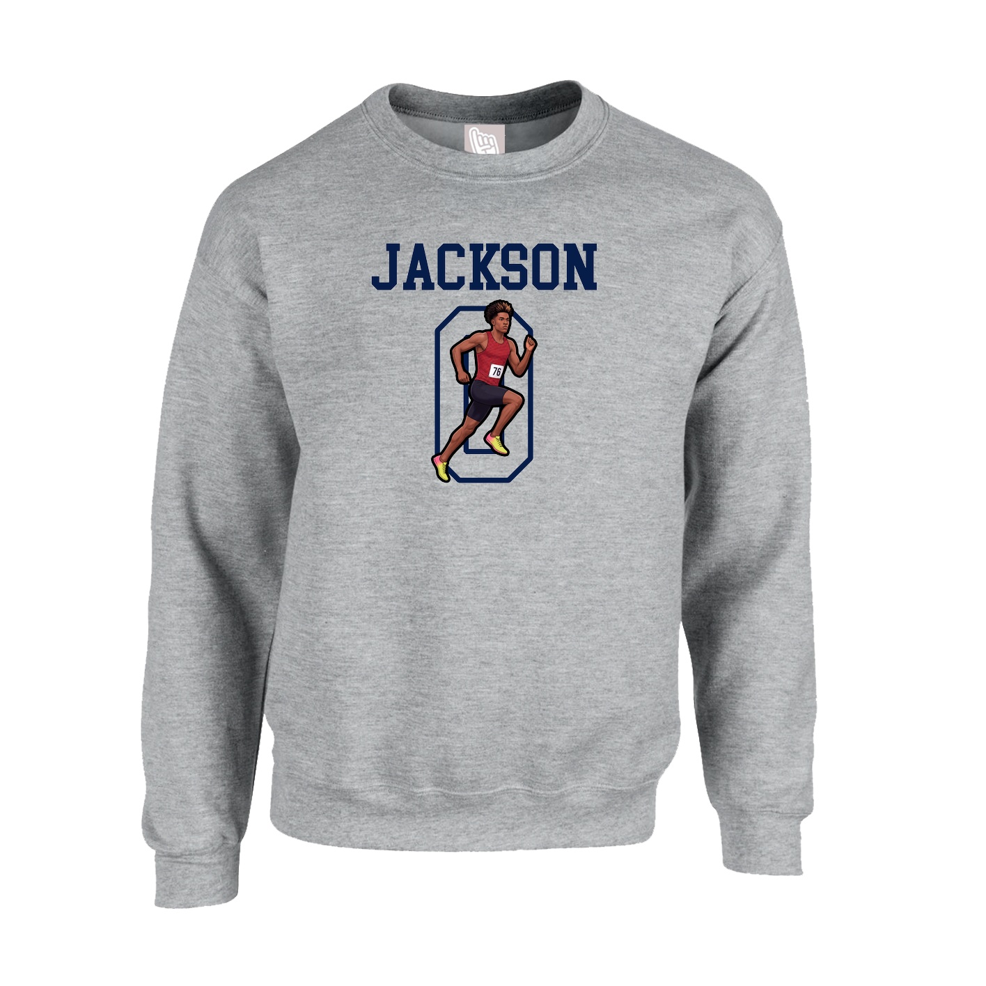 Fleece Crew — Shirsey in Grey