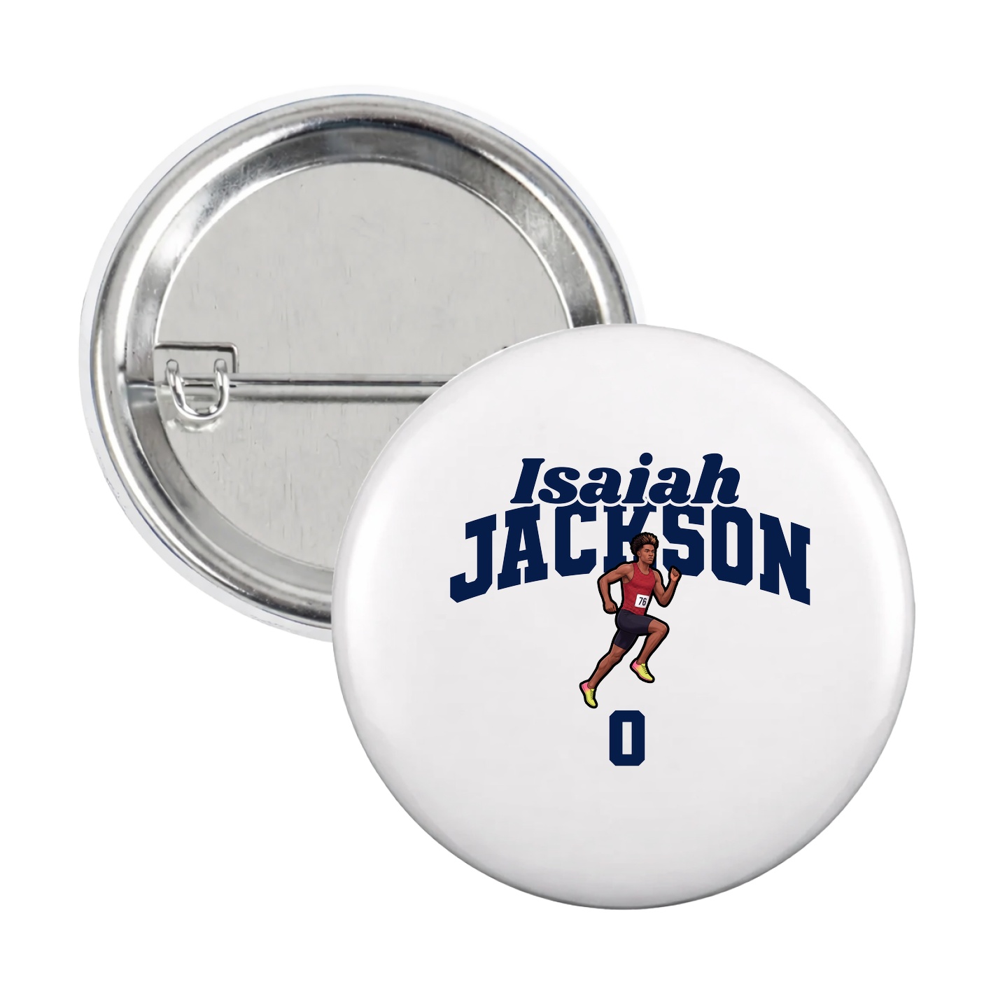 Game Day Button — Signature Arch in White