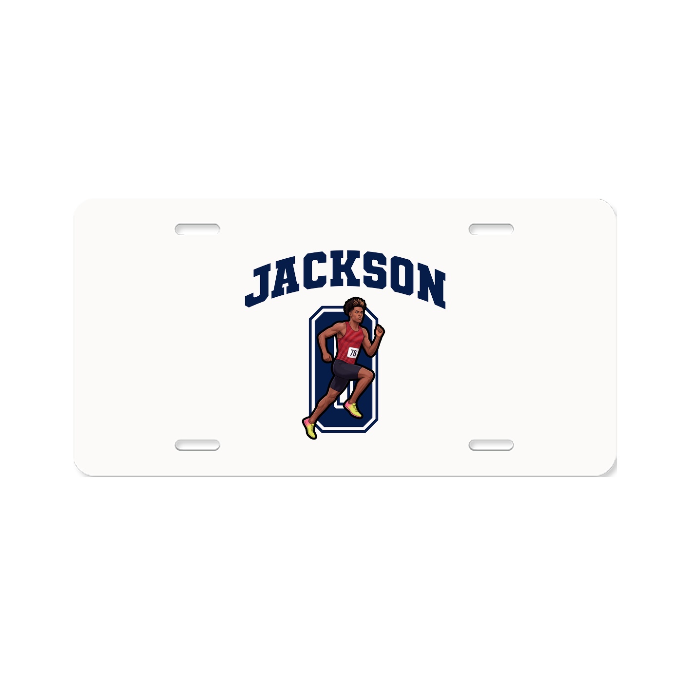 License Plate — Number in Classic