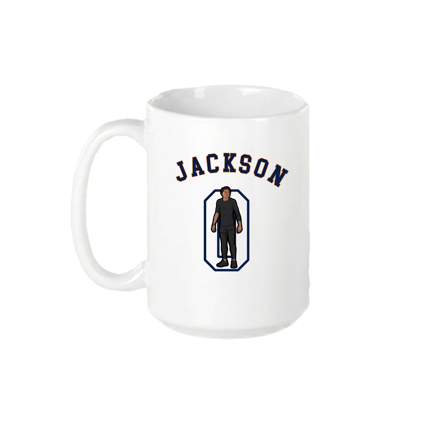 15oz Coffee Mug — Shirsey Arch in White