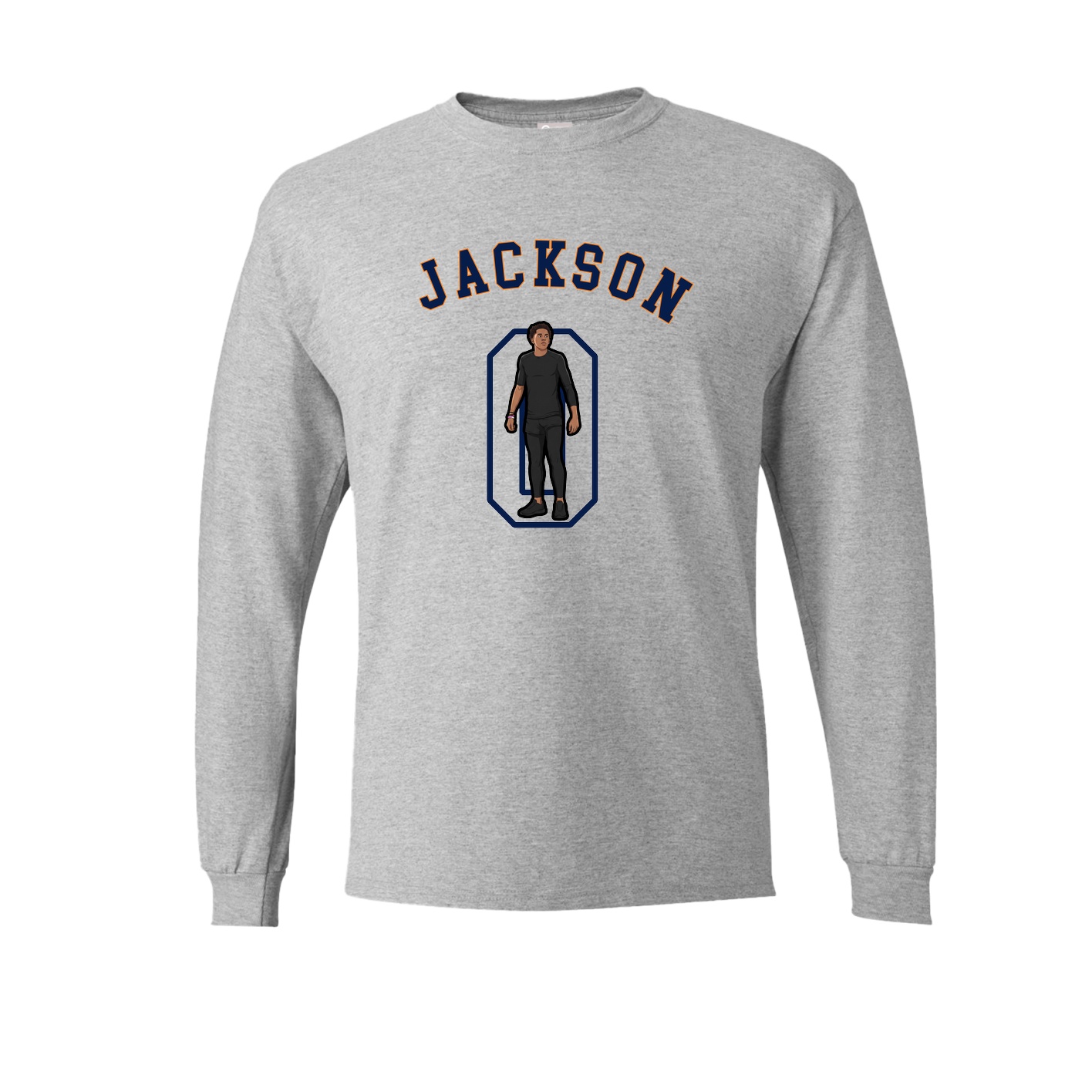Long Sleeve Tee — Shirsey Arch in Grey