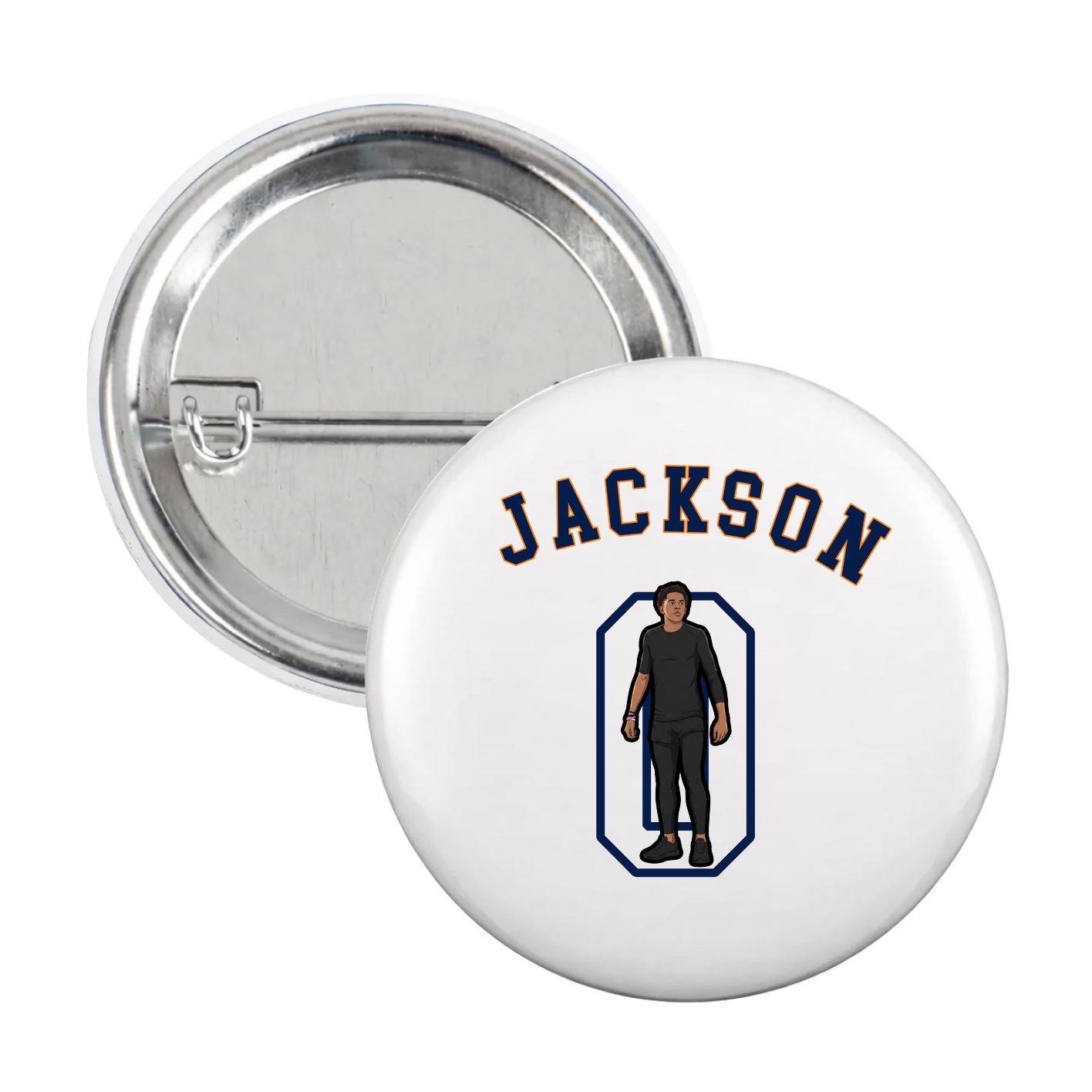 Game Day Button — Shirsey Arch in White