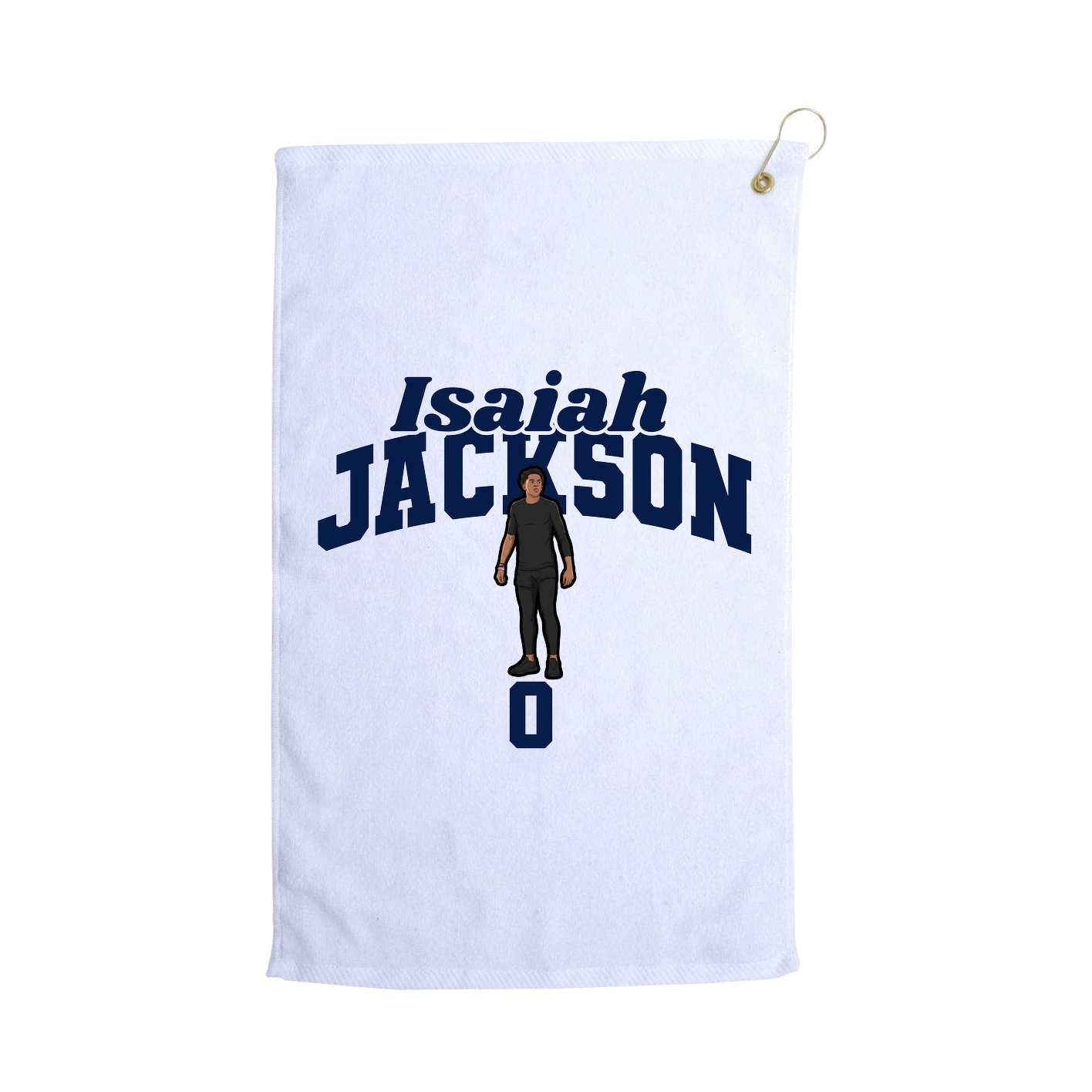 Golf Towel — Signature Arch in White