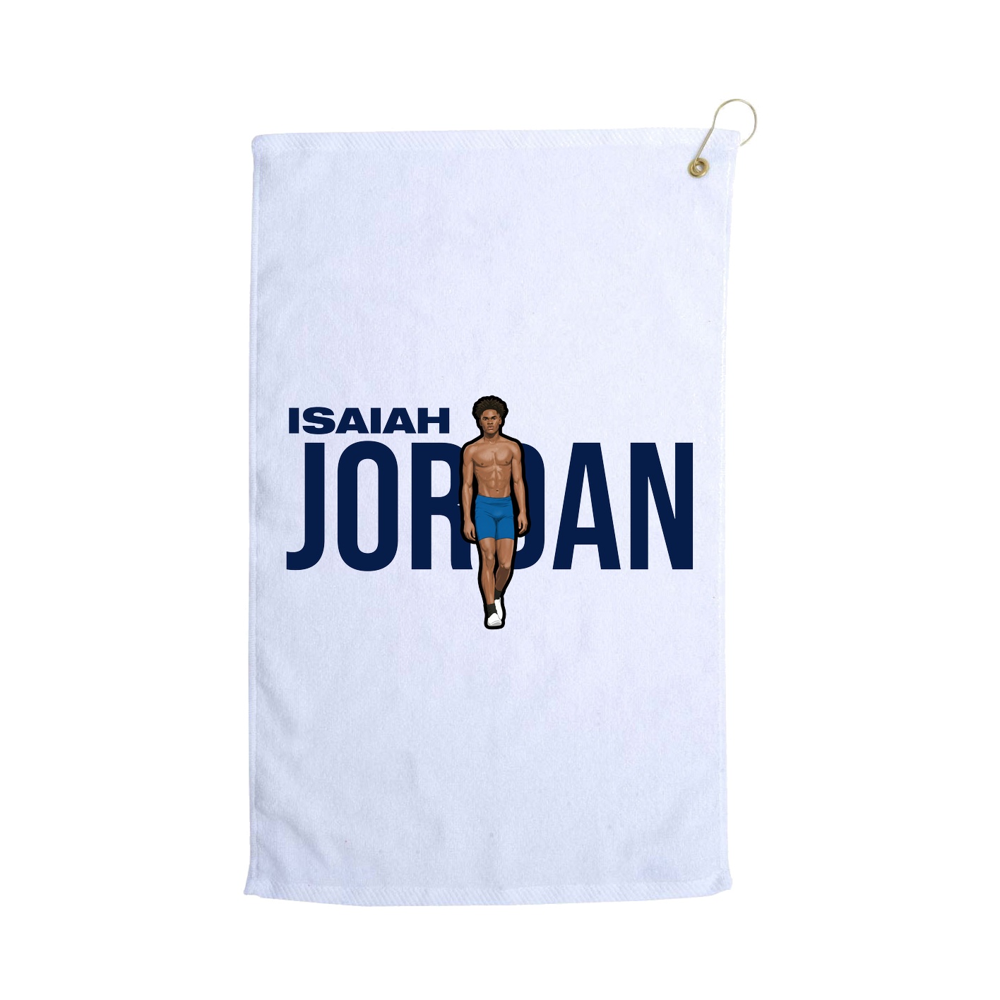 Golf Towel — Player Name in White