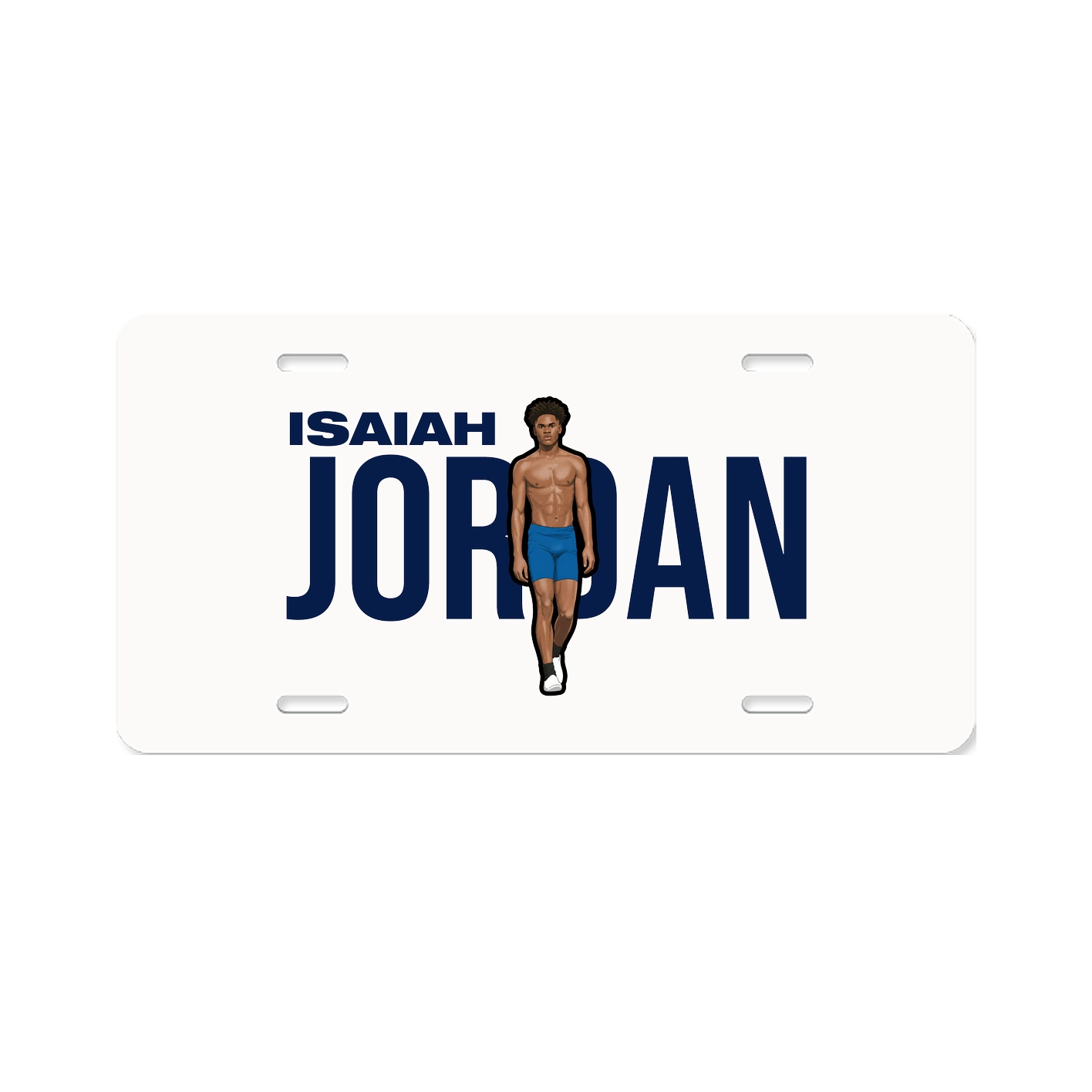 License Plate — Player Name in Classic