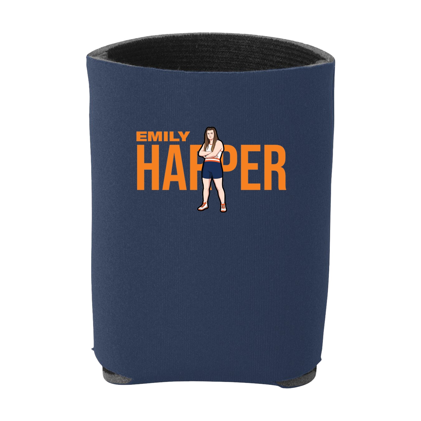 Can Holder — Player Name in Navy