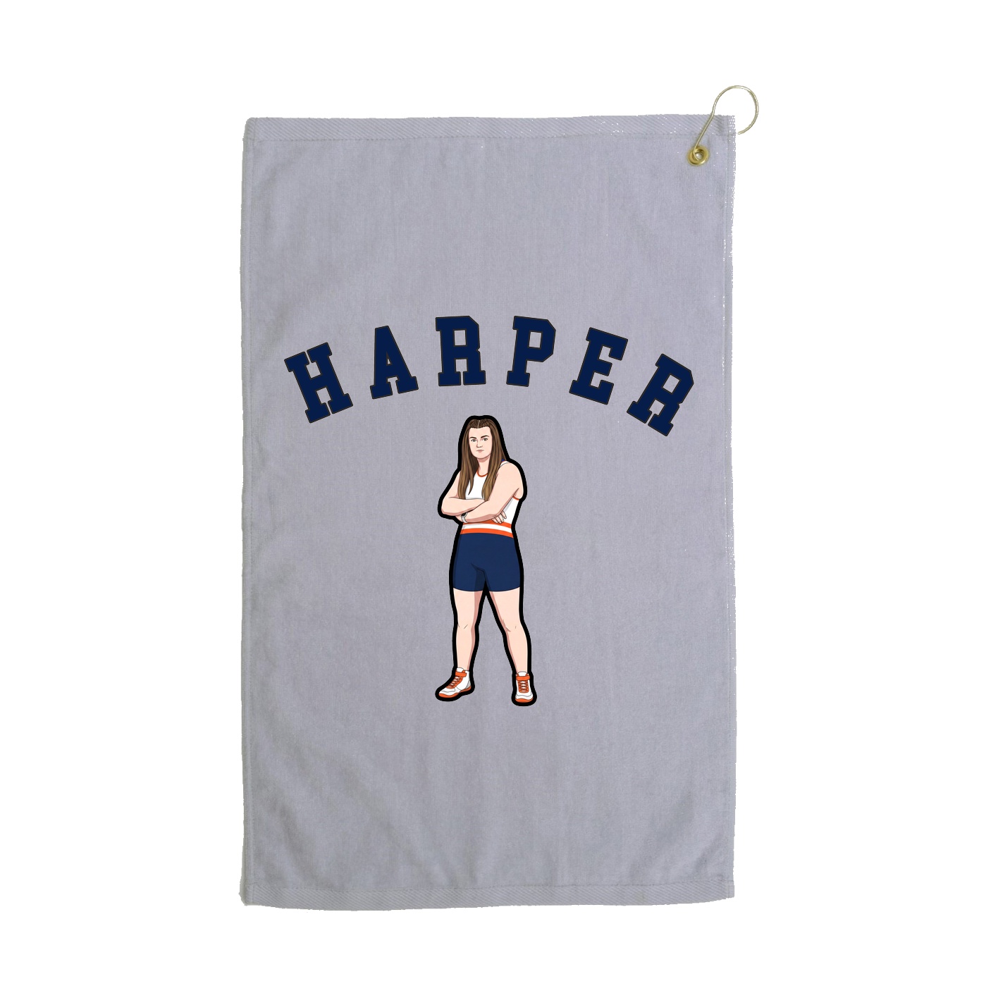 Golf Towel — Shirsey Arch in Grey