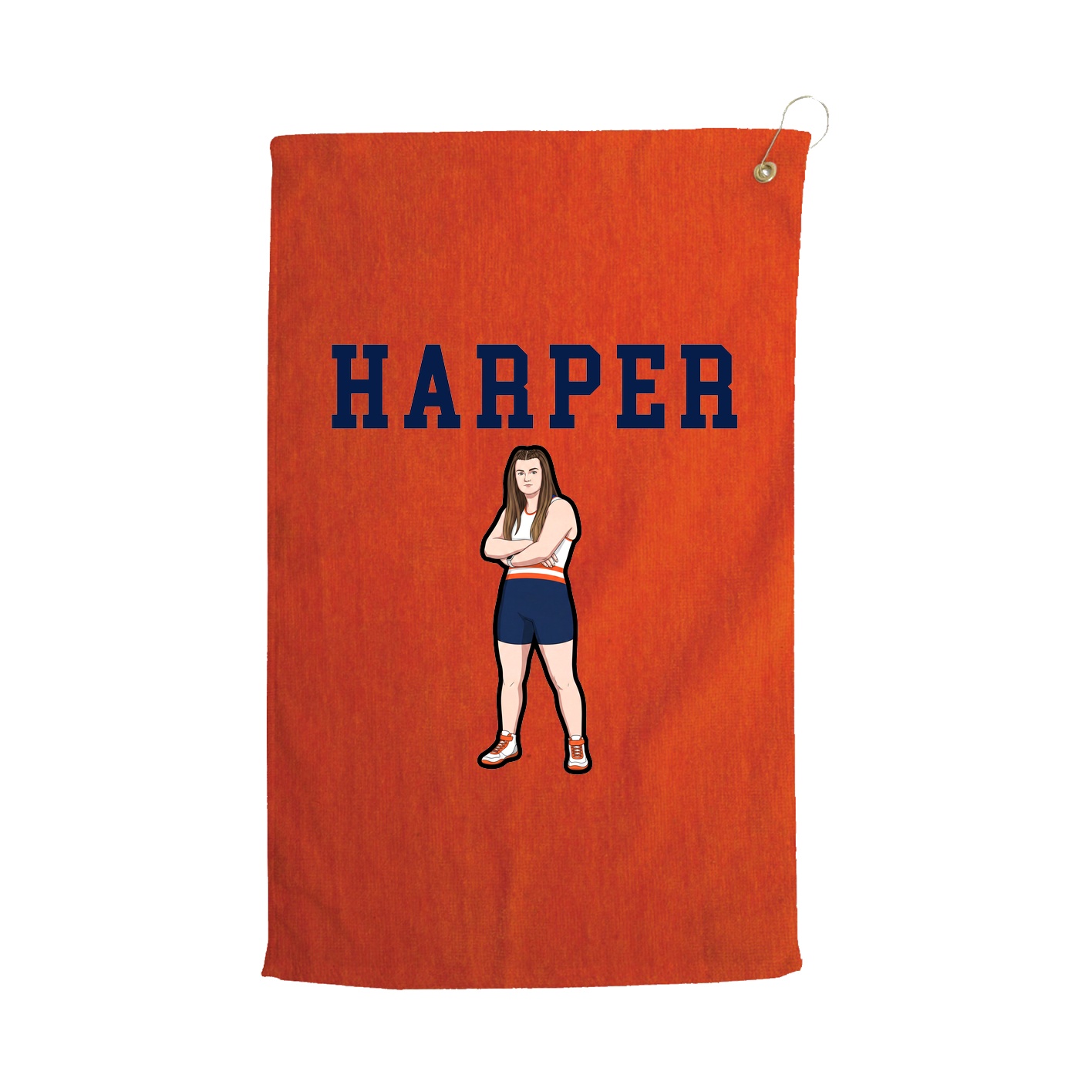 Golf Towel — Shirsey in Orange