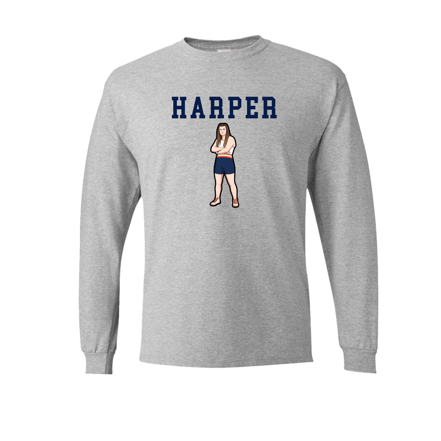 Long Sleeve Tee — Shirsey in Grey