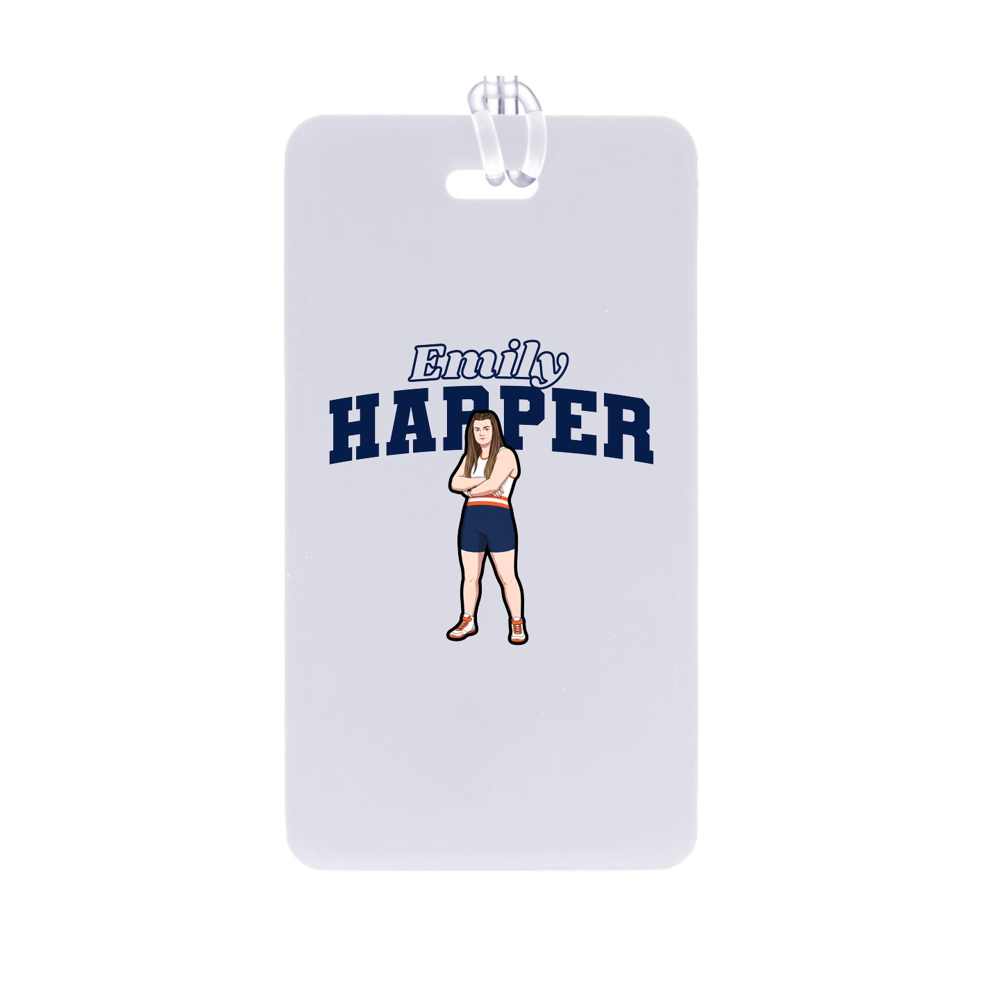 Bag Tag — Name Arch in Classic