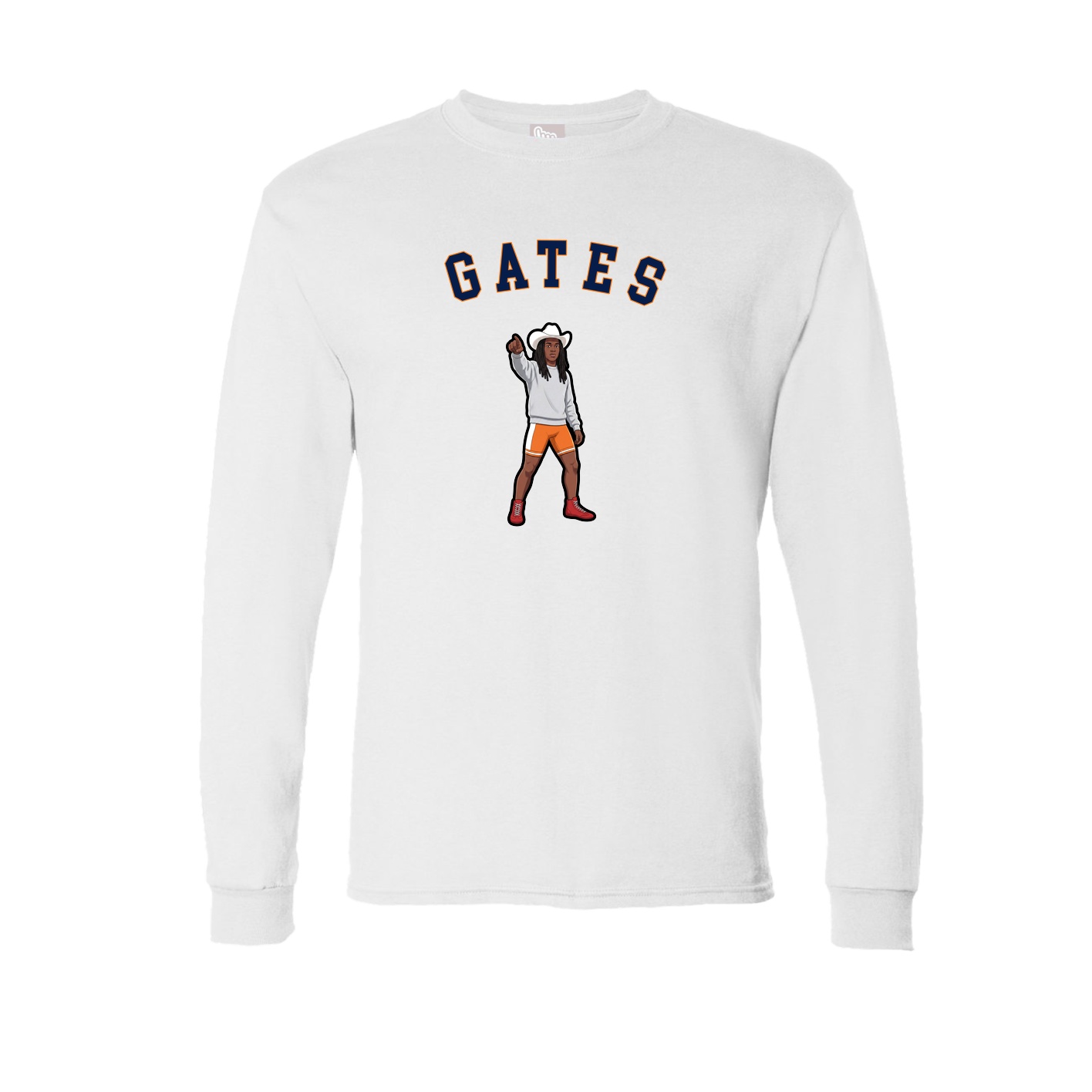 Long Sleeve Tee — Shirsey Arch in White