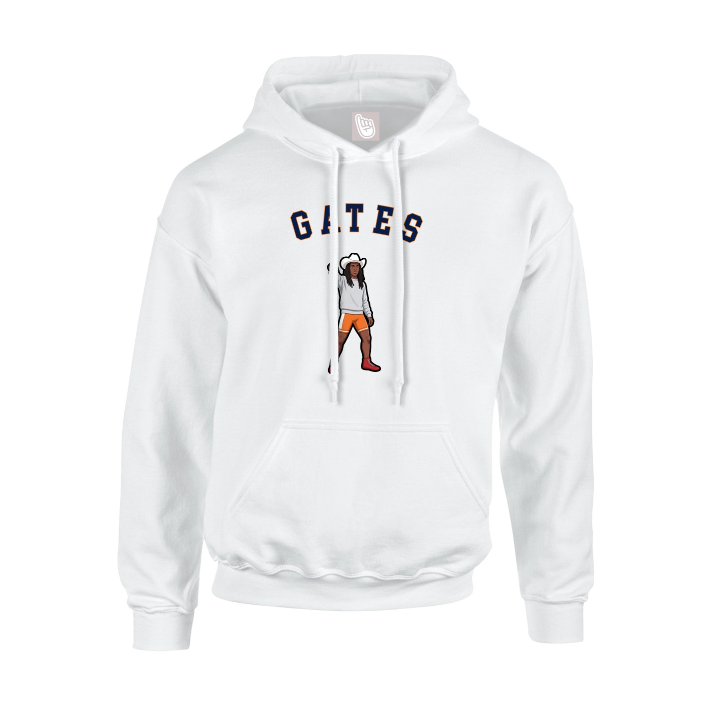 Hoodie — Shirsey Arch in White