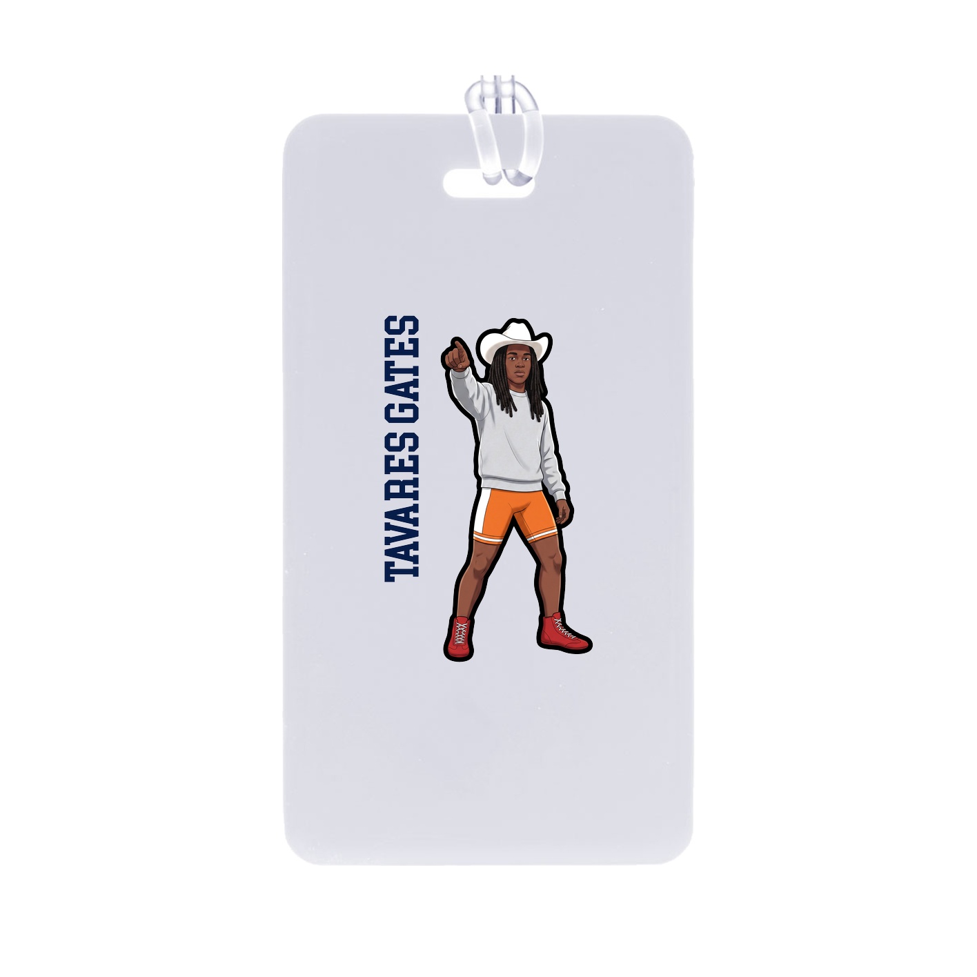 Bag Tag — Name Vertical in Classic