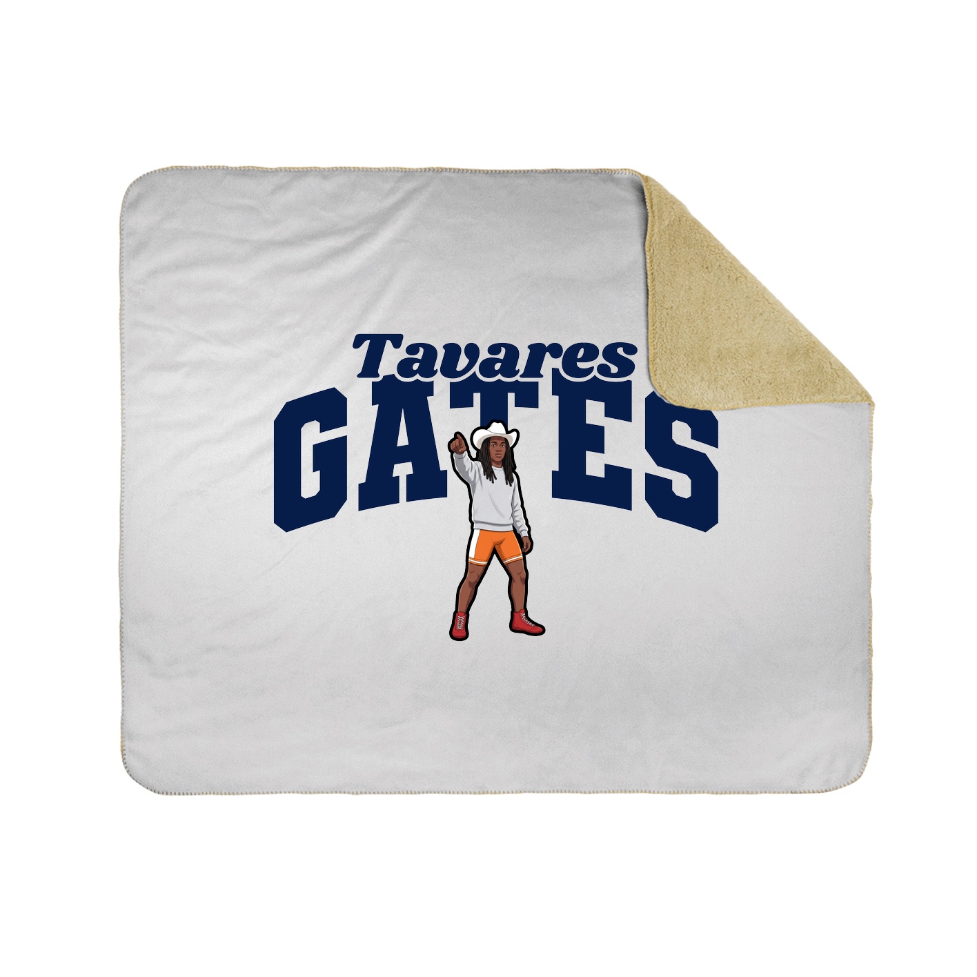 Throw Blanket — Signature Arch in White