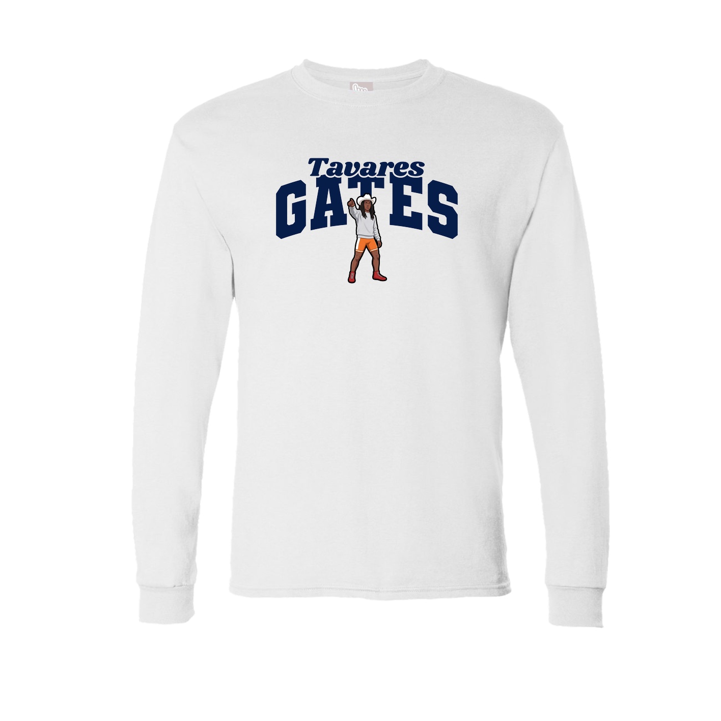 Long Sleeve Tee — Signature Arch in White