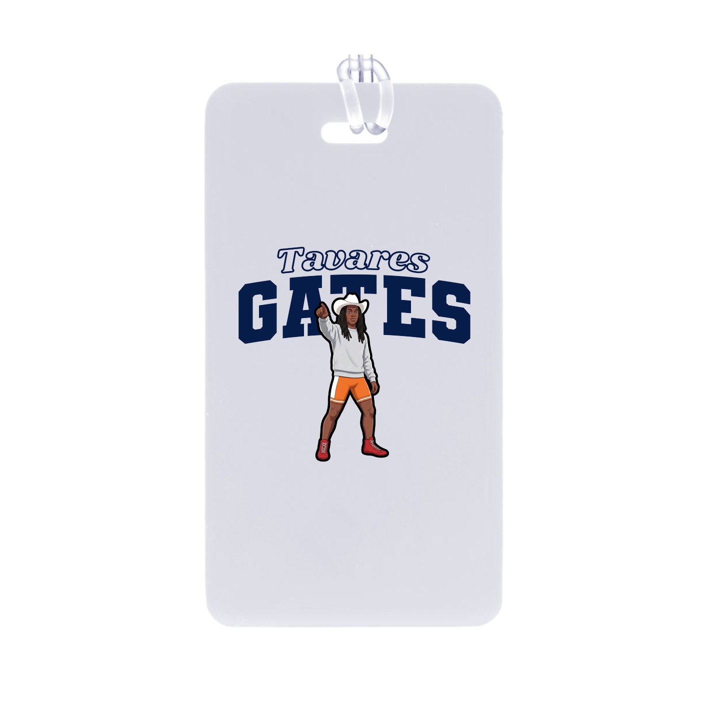 Bag Tag — Name Arch in Classic