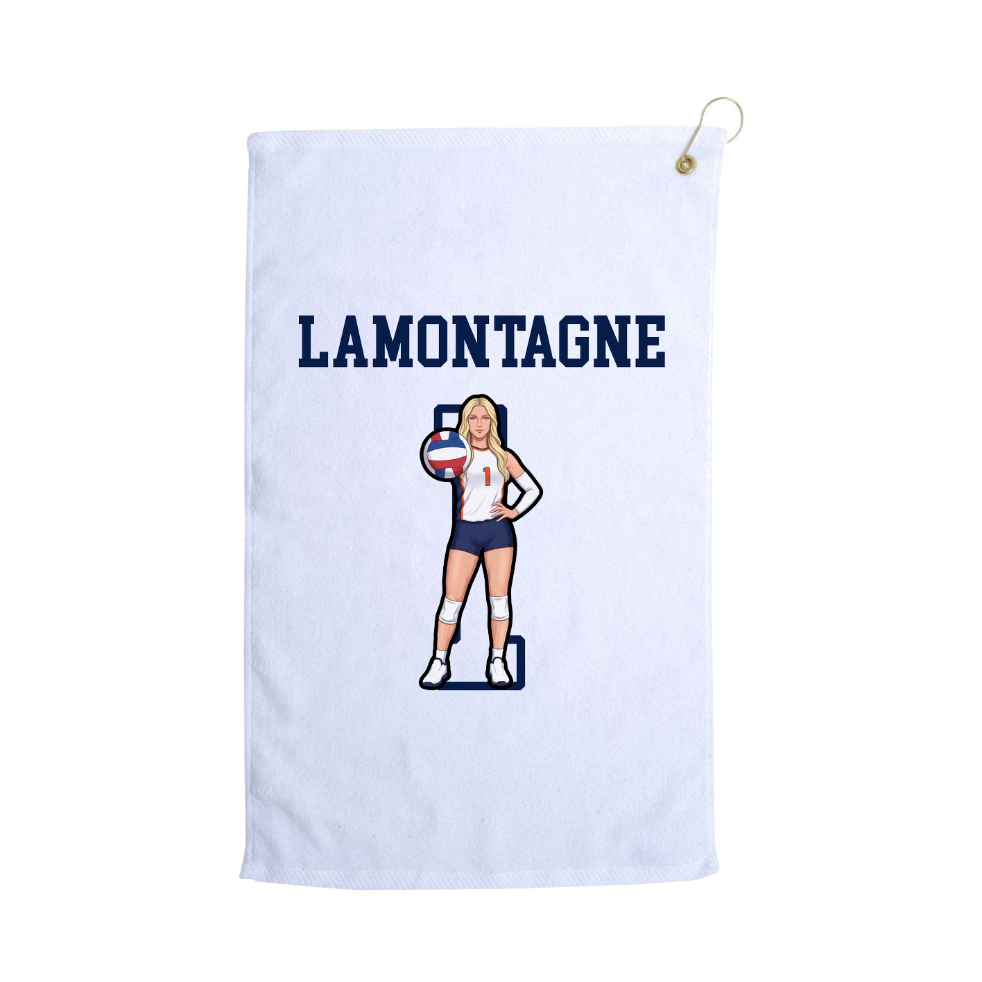 Golf Towel — Shirsey in White