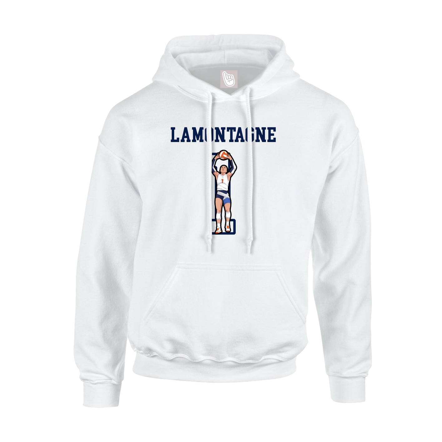 Hoodie — Shirsey in White